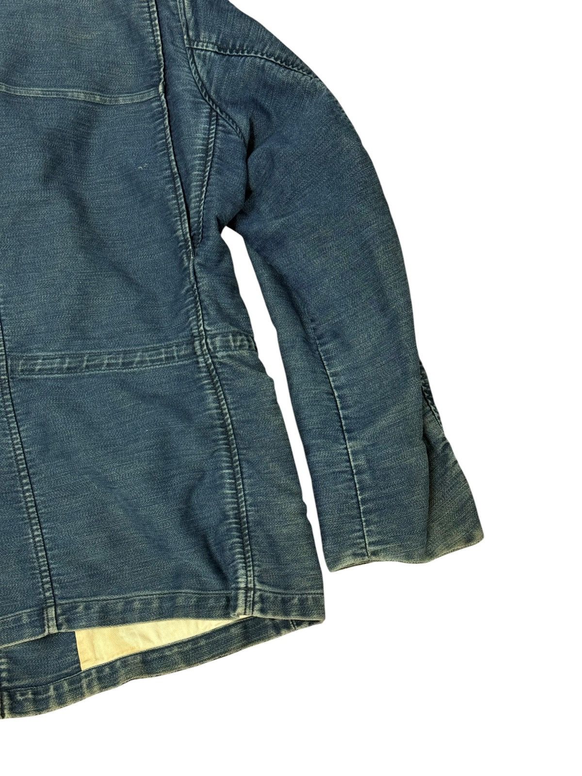 45rpm Faded Indigo Blue 45rpm Chore Jacket Slim cdg visvim 7🟩3 Size US M / EU 48-50 / 2 - 13 Thumbnail