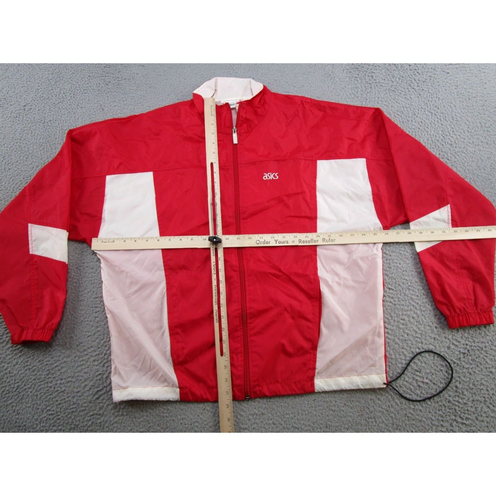 Asics VTG 90s Y2K Asics Colorblock Full Zip Windbreaker Jacket Adult L Multicolor Mens Windbreaker 90s Asics Colorblock Full Zip Jacket Size US L / EU 52-54 / 3 - 6 Thumbnail
