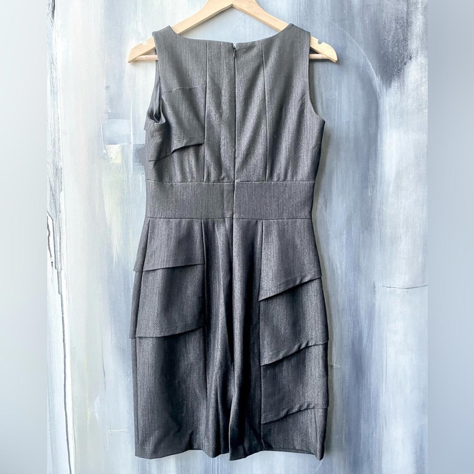 Calvin Klein Calvin Klein Asymmetrical Tiered Sheath Mini Dress Size 4 Size S / US 4 / IT 40 - 6 Thumbnail
