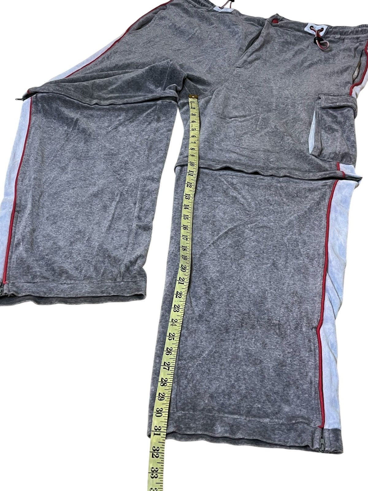 Snoop Dogg BAGGY🔥SNOOP DOGG 213 2 IN 1 VELVET BAGGY JOGGER PANTS Size US 40 / EU 56 - 16 Thumbnail