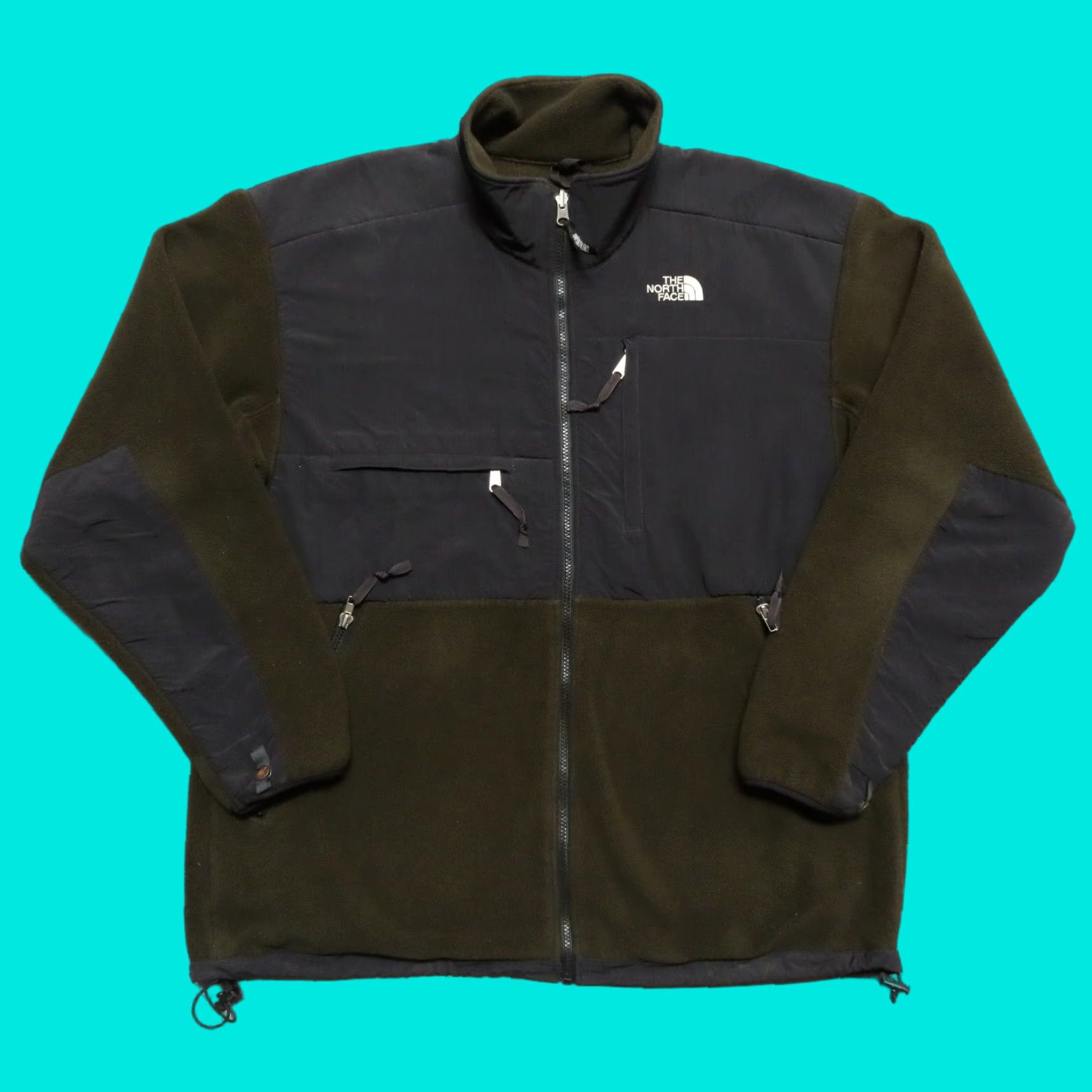 The North Face VINTAGE North Face Denali Polar Fleece Jacket Men XX-Large Olive Green 90s Descriptive Denali Size US XXL / EU 58 / 5 - 1 Thumbnail