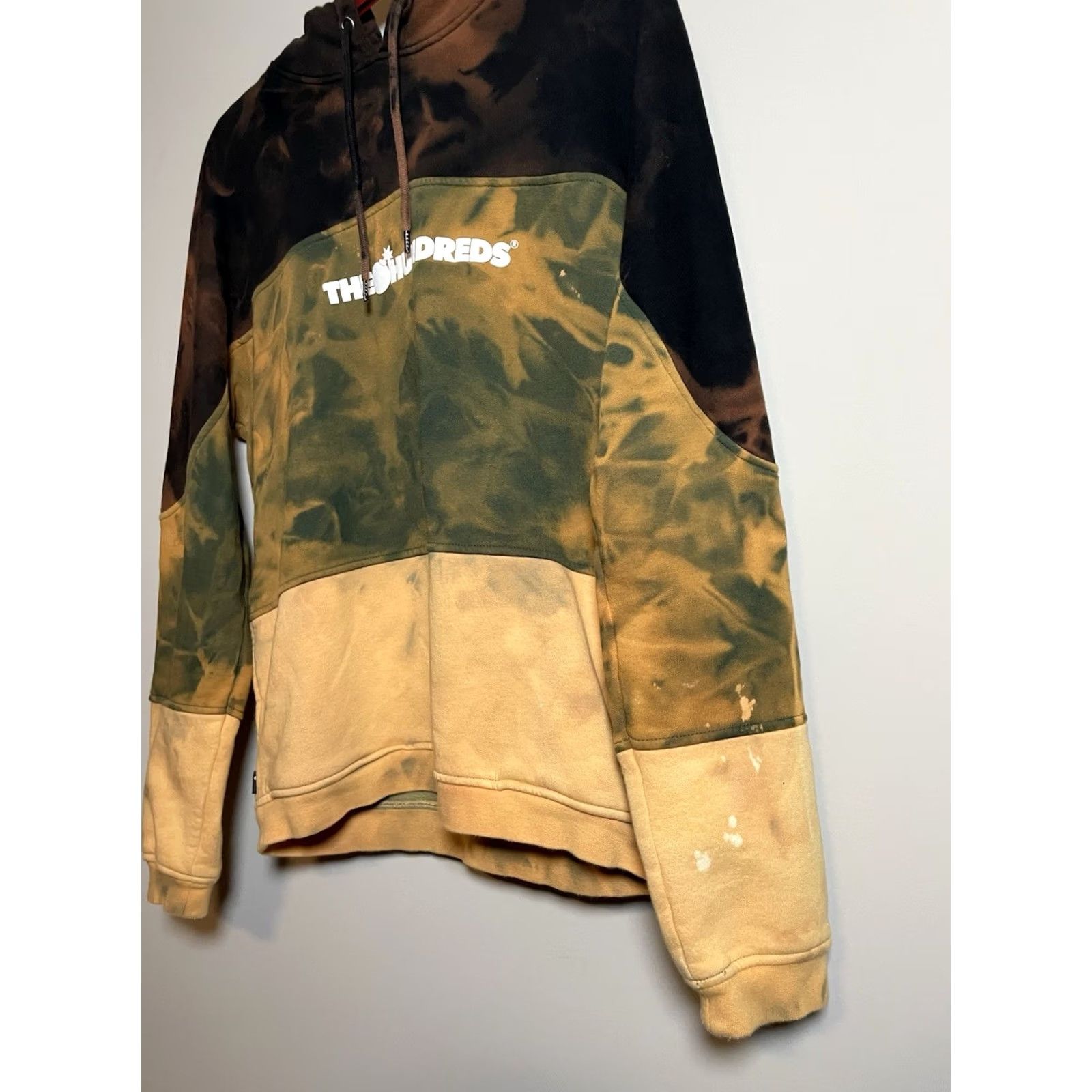 The Hundreds The Hundreds Hoodie Men’s M Pullover Tie Dye Bomb Logo Graphic Print Sweatshirt Size US M / EU 48-50 / 2 - 2 Thumbnail