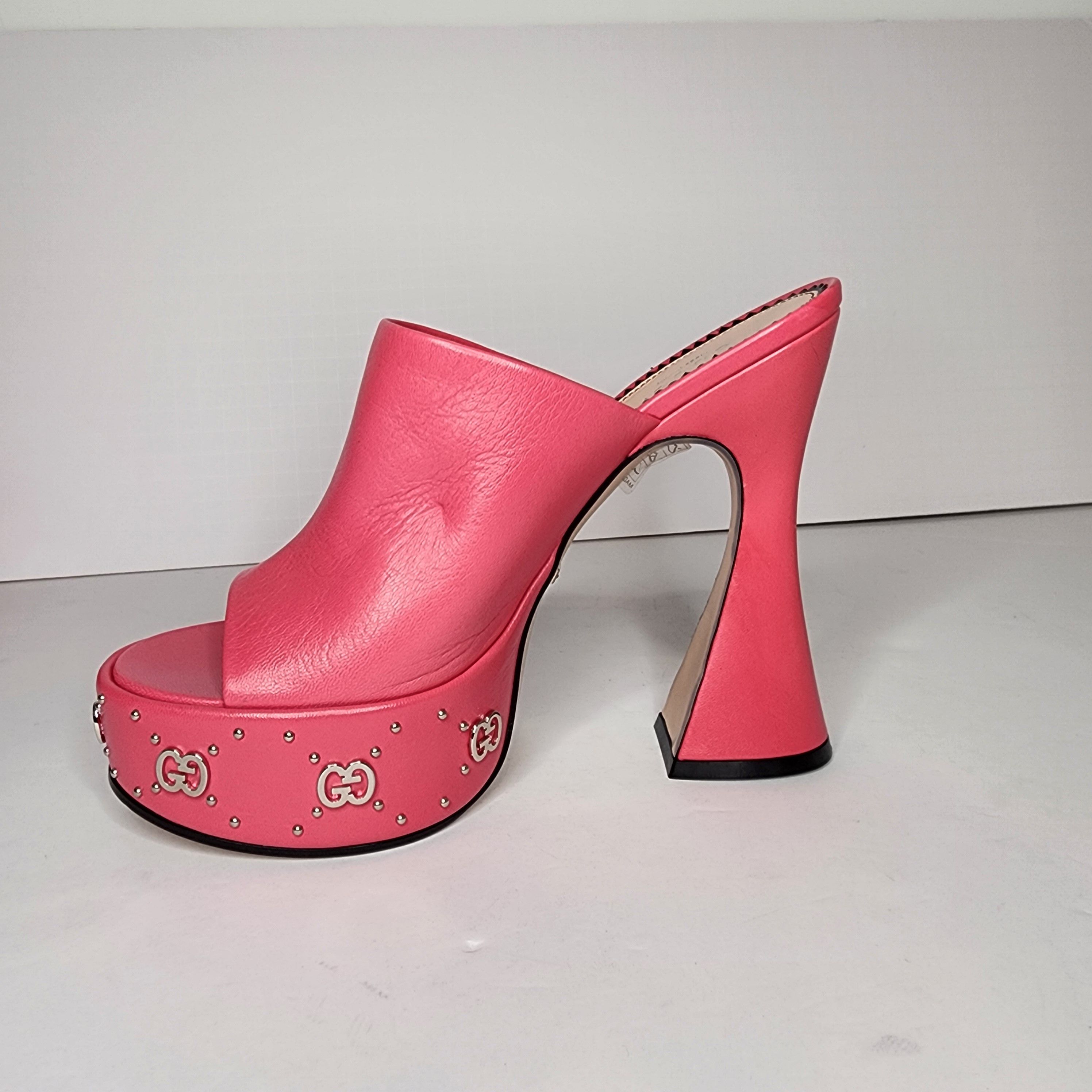 Gucci Gucci Malaga Kid Platform Mules Size US 8.5 / IT 38.5 - 4 Thumbnail