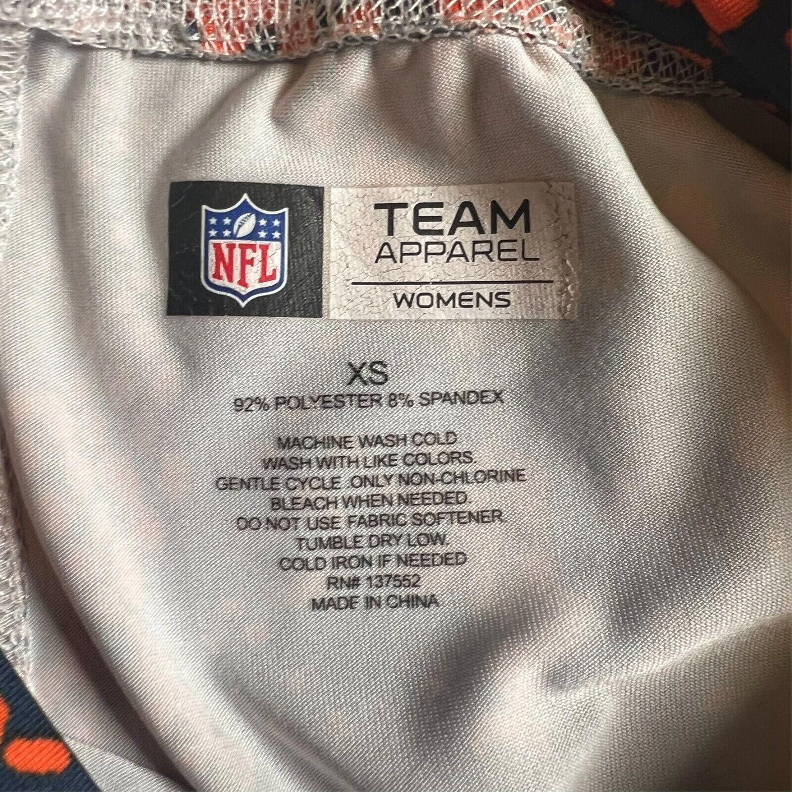NFL 2x VTG 90s Zubaz Yoga Pants Ladies XS Denver Broncos NFL Size 26" / US 2 / IT 38 - 10 Thumbnail