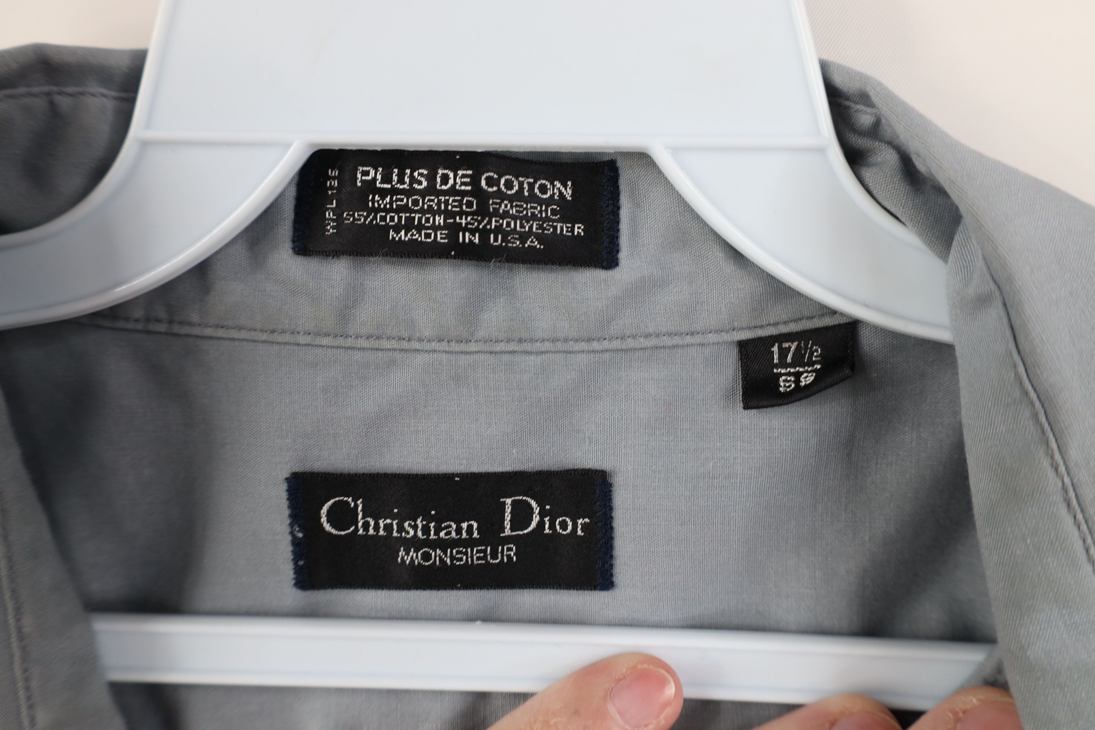 Christian Dior Monsieur Vintage 90s Christian Dior Short Sleeve Collared Shirt Size US L / EU 52-54 / 3 - 6 Thumbnail