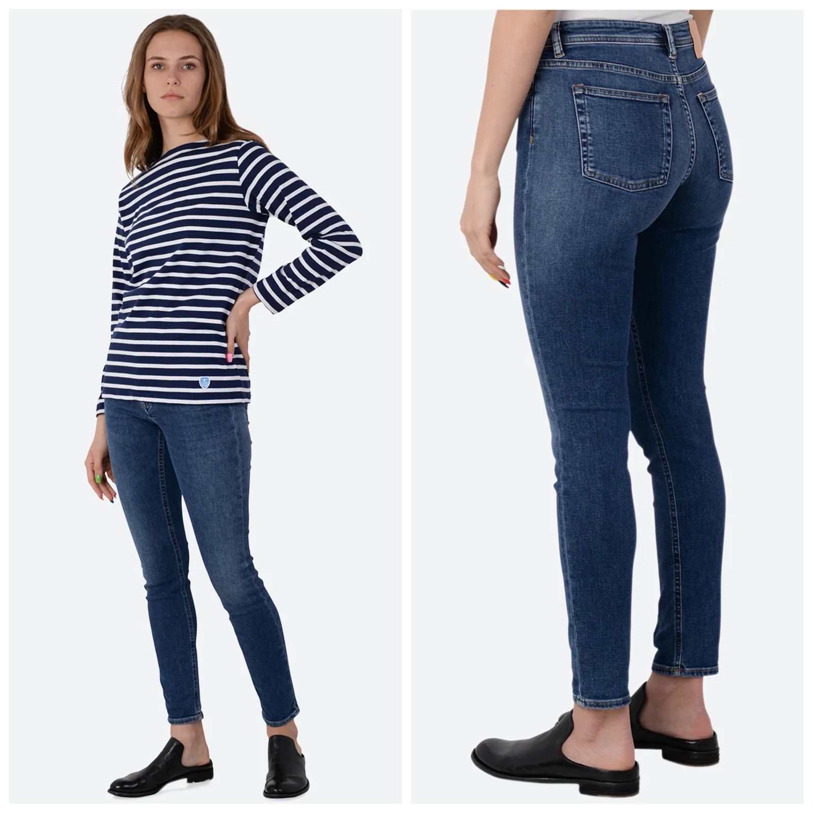 ACNE Studios Climb Skinny Fit Jean Blue Black