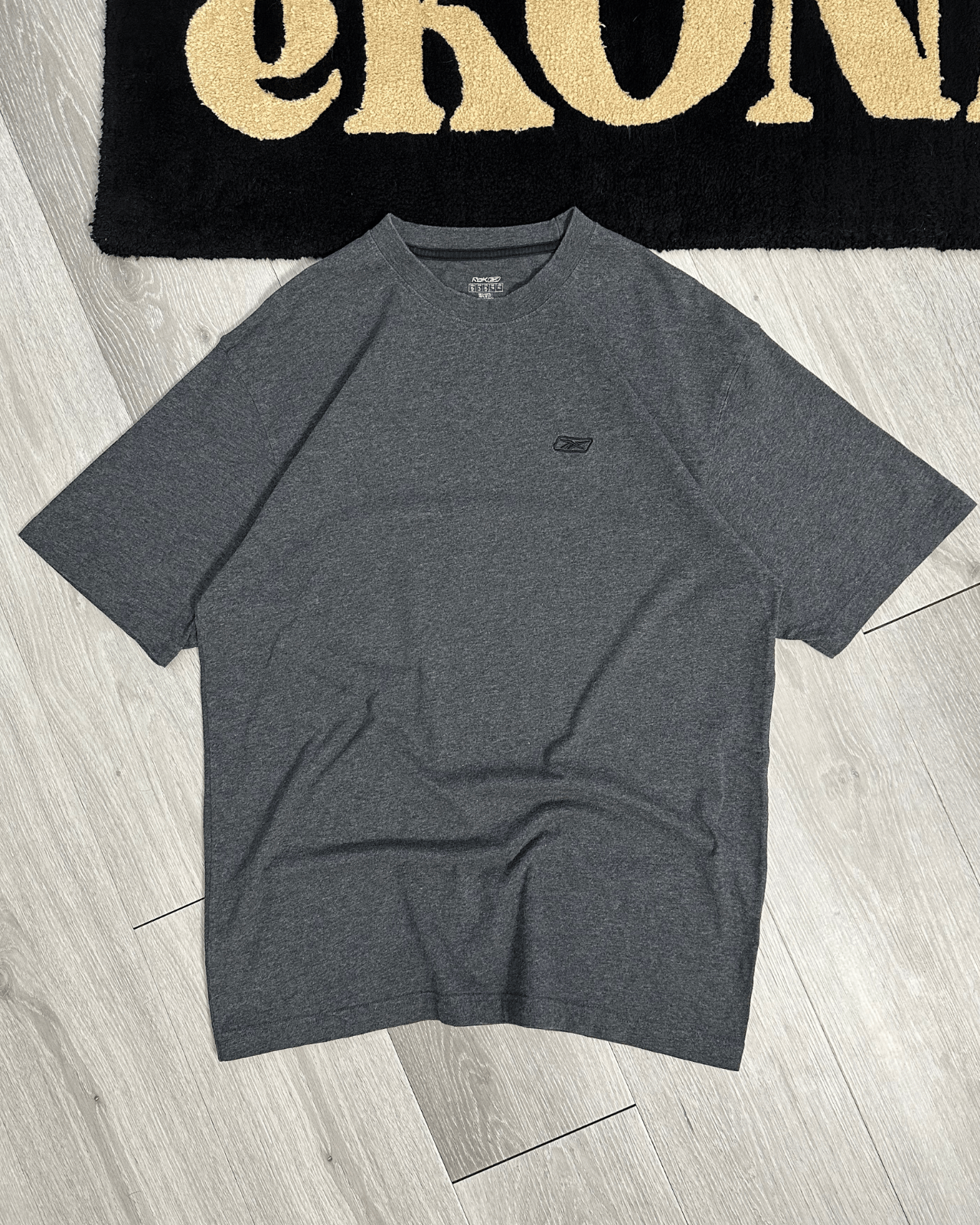 Reebok × Vintage RBK Reebok Small Embroidered Logo Gray T-Shirt - XL Size US XL / EU 56 / 4 - 1 Thumbnail