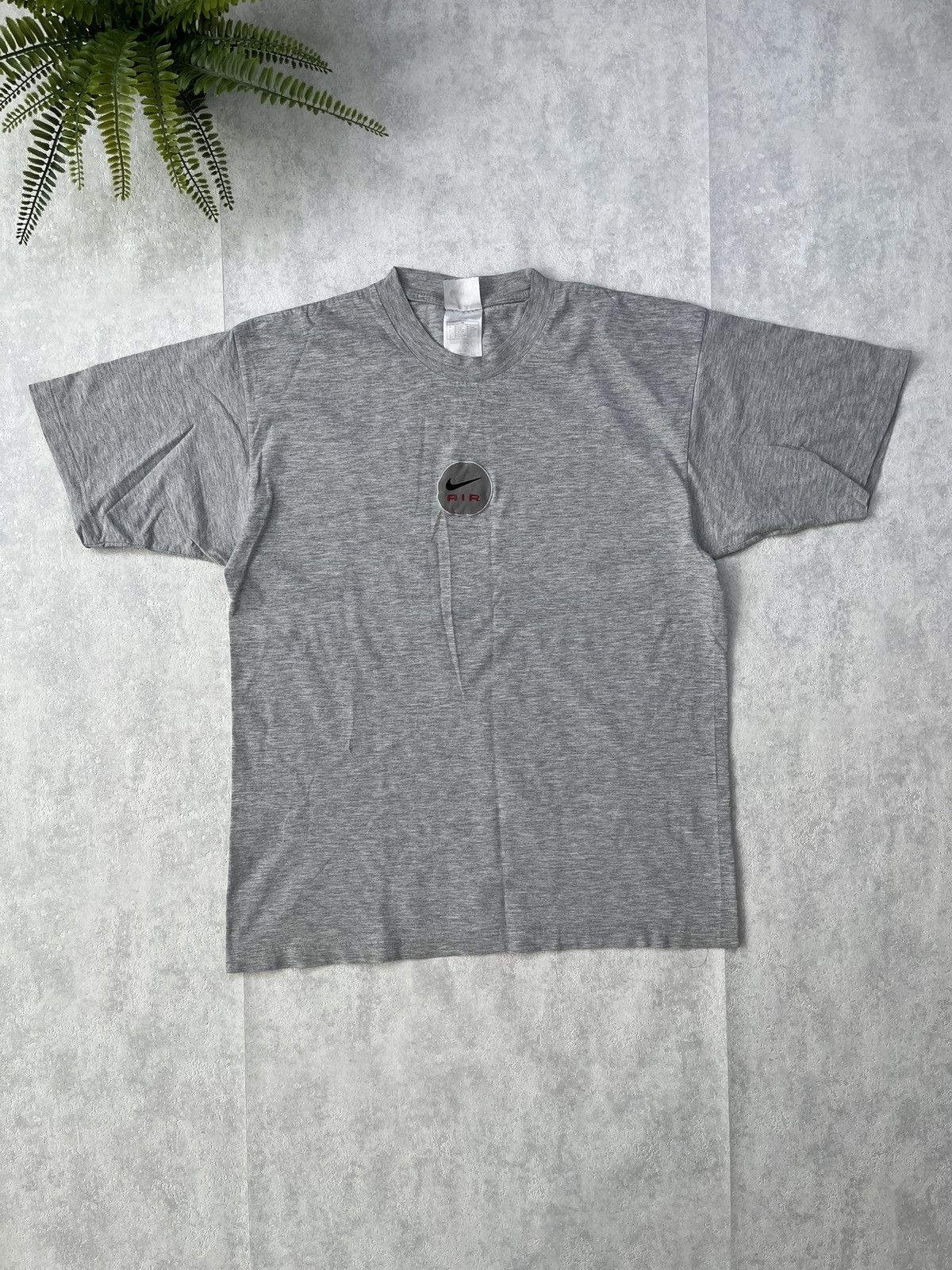 Nike × Vintage 90s Nike Air Central Swoosh Vintage Y2K Oversized T-Shirt Size US L / EU 52-54 / 3 - 1 Thumbnail