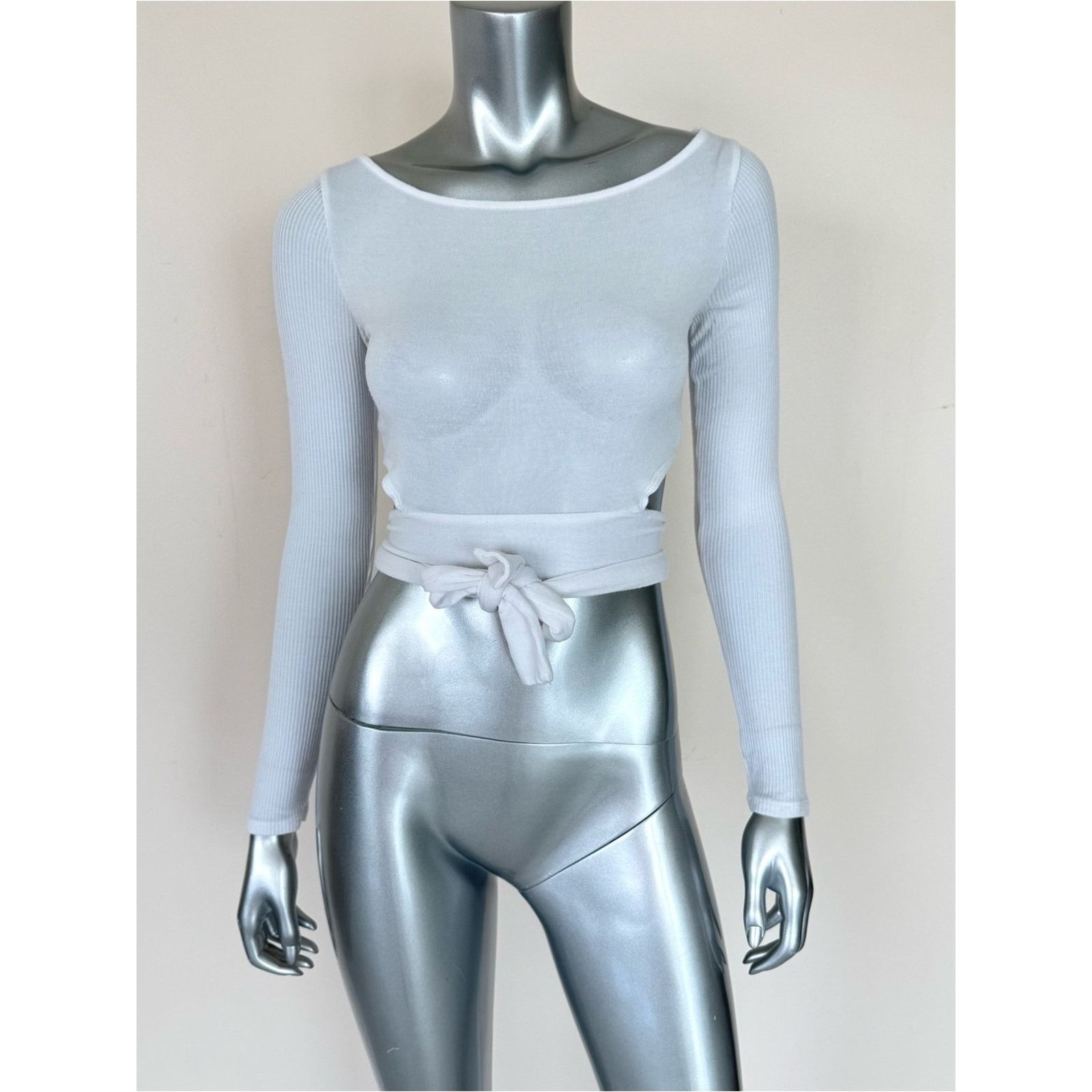 Alo Yoga ALO Yoga women white long sleeve top size S Size S / US 4 / IT 40 - 1 Thumbnail