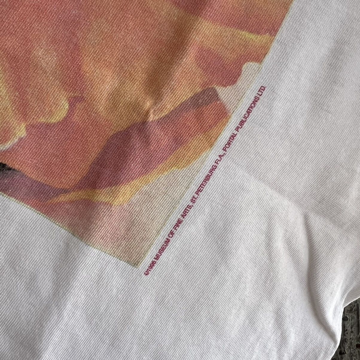 Vintage VTG 1998 Georgia O'Keeffe Poppy Art Tee Shirt Haring Picasso Size US M / EU 48-50 / 2 - 6 Thumbnail