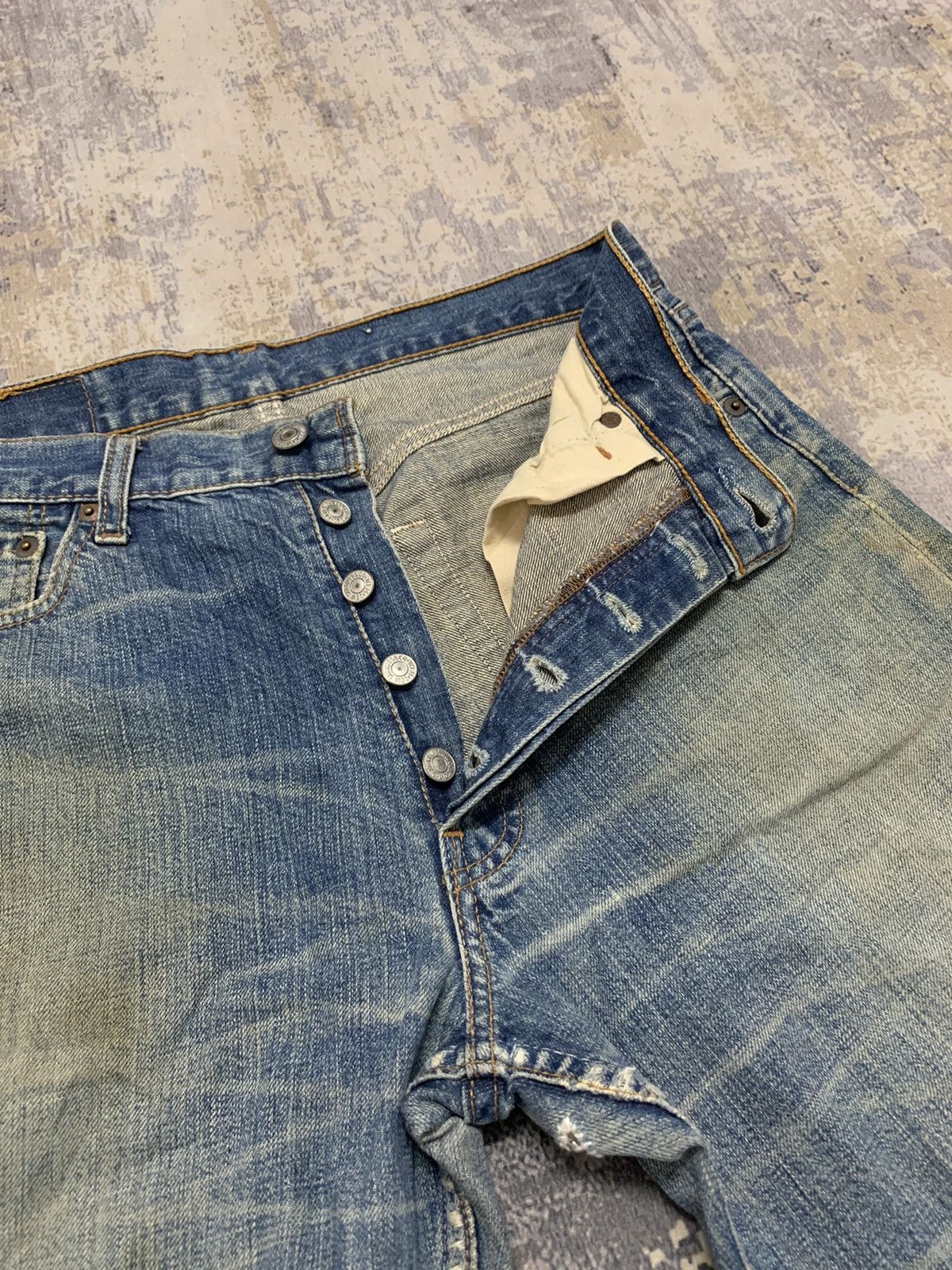 Levi's Vintage Levi's 501 Original Fit Jeans Medium Wash W30x30 Size US 30 / EU 46 - 6 Thumbnail