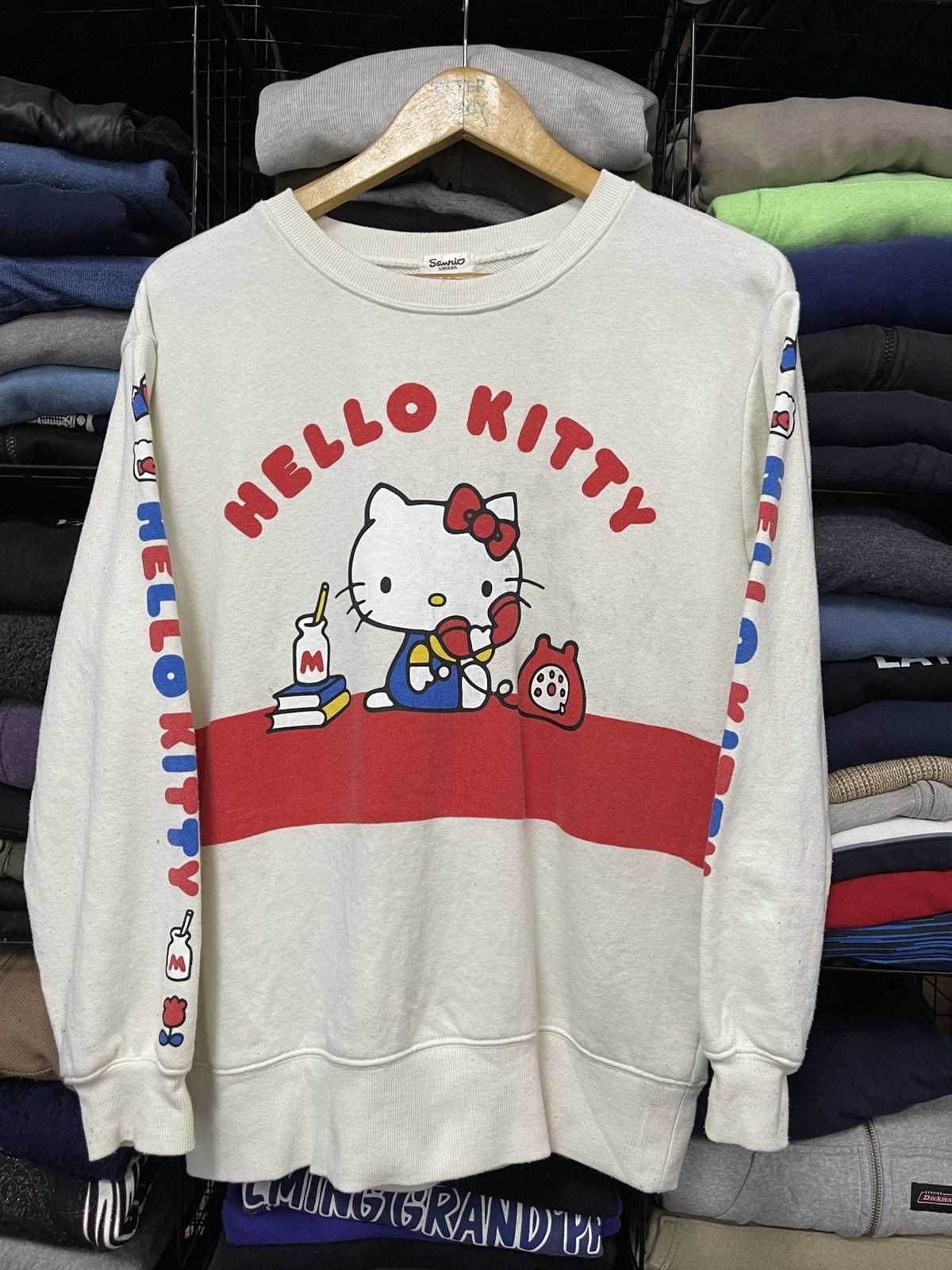 Cartoon Network × Vintage Vintage Hello Kitty Sweatshirt Size US S / EU 44-46 / 1 - 8 Thumbnail