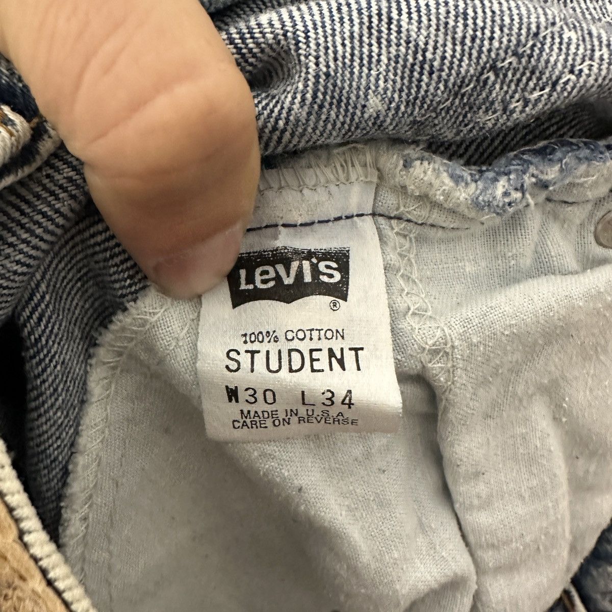 Levi's Vintage Levi’s 575 Orange Tab Student Fit jeans Size US 30 / EU 46 - 5 Thumbnail