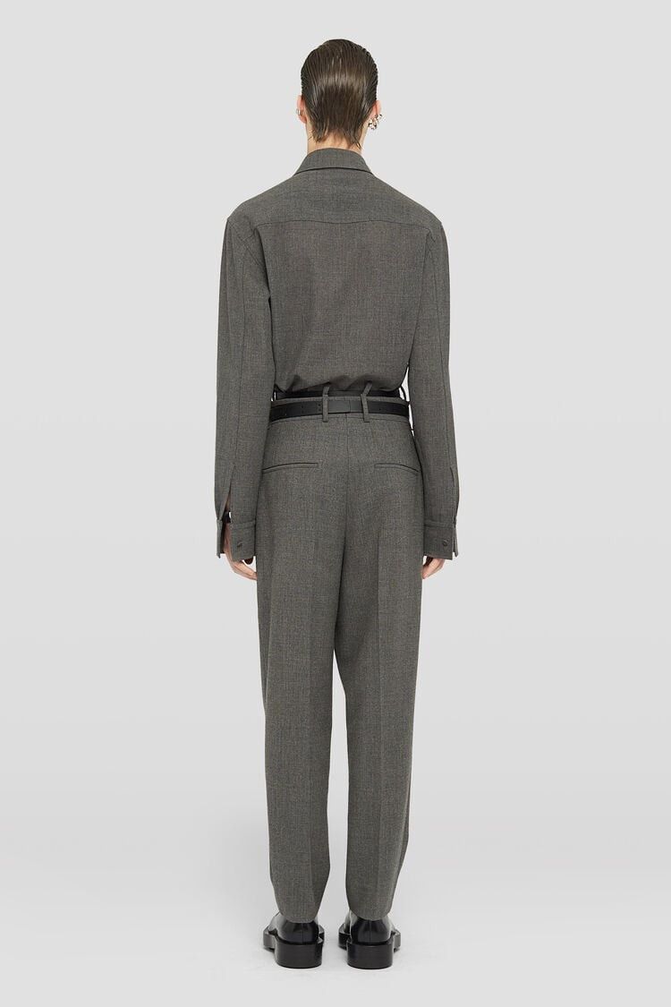 Jil Sander o1w1db10825 Belted Trousers in Grey Size US 32 / EU 48 - 4 Thumbnail