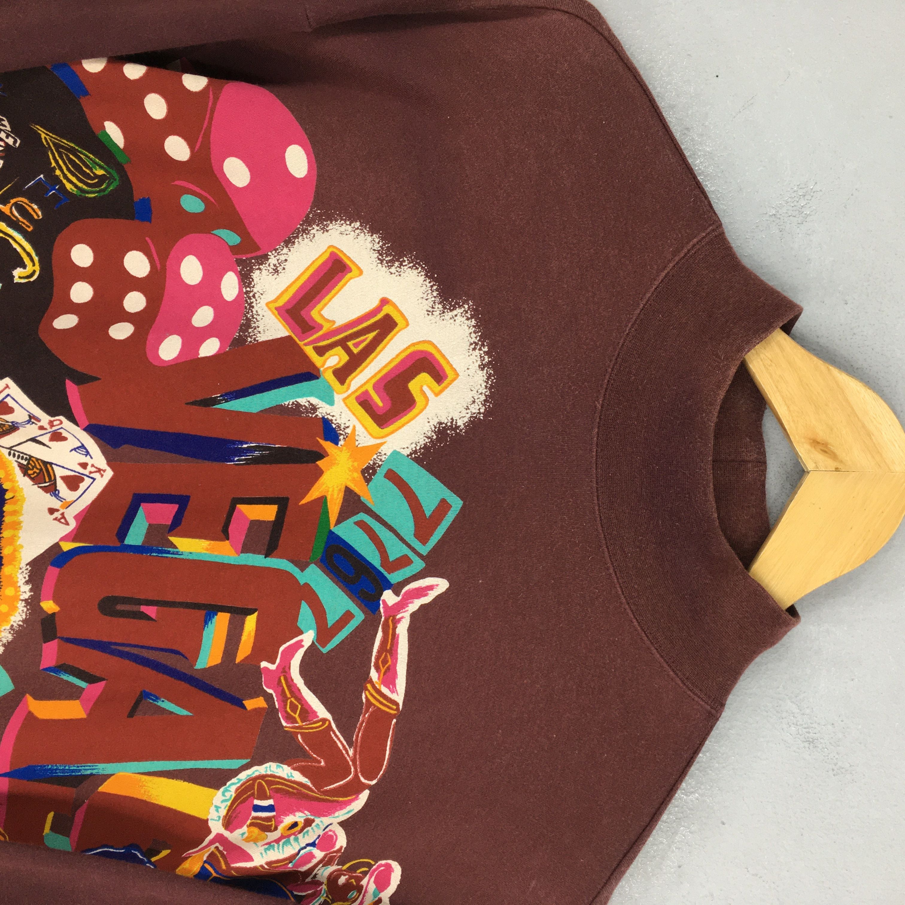 Vintage Vintage 90's Texas Las Vegas Casino Brown T shirt Large Size US L / EU 52-54 / 3 - 2 Thumbnail