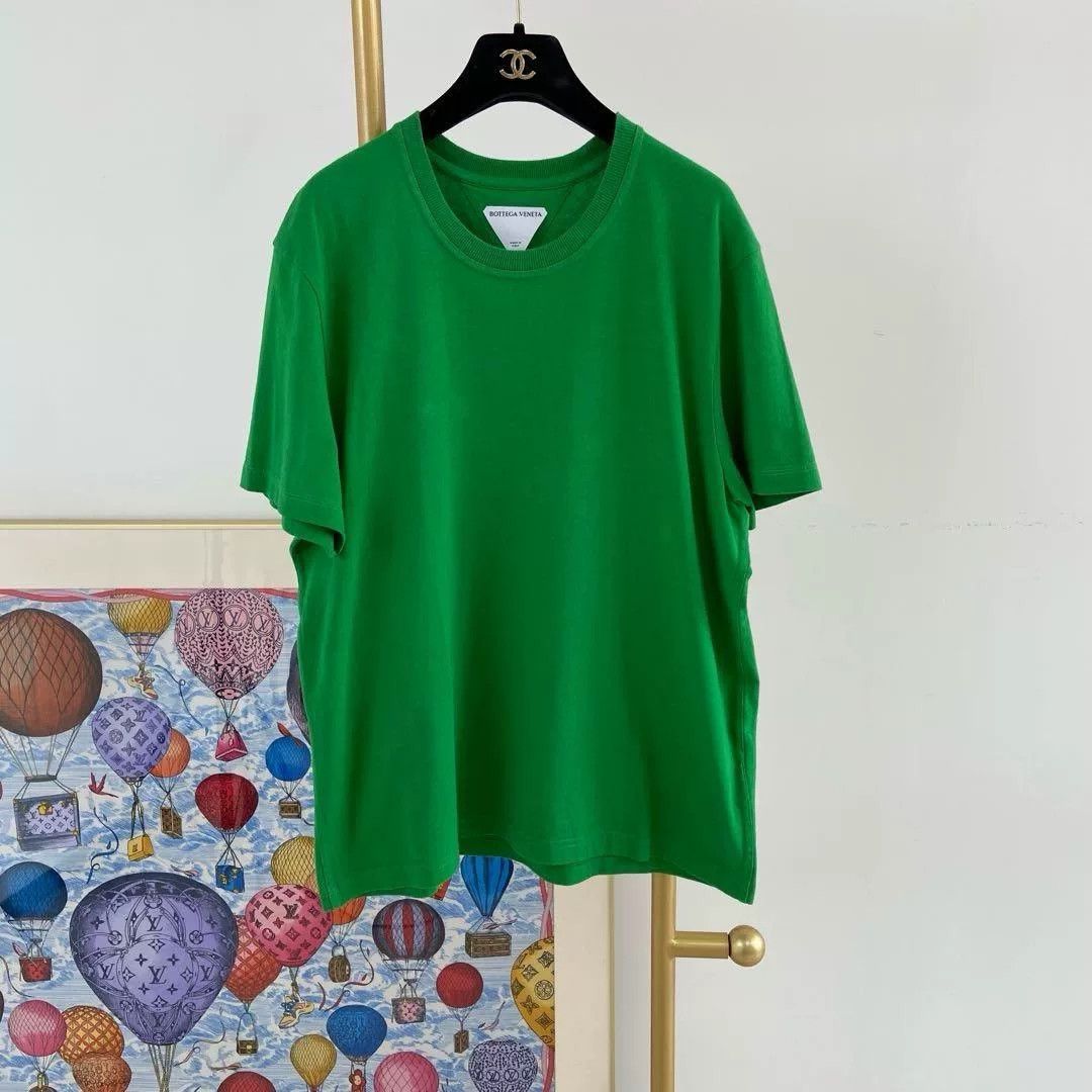 Bottega Veneta Bottega Veneta Green Crewneck T-shirt XL Size US XL / EU 56 / 4 - 1 Thumbnail