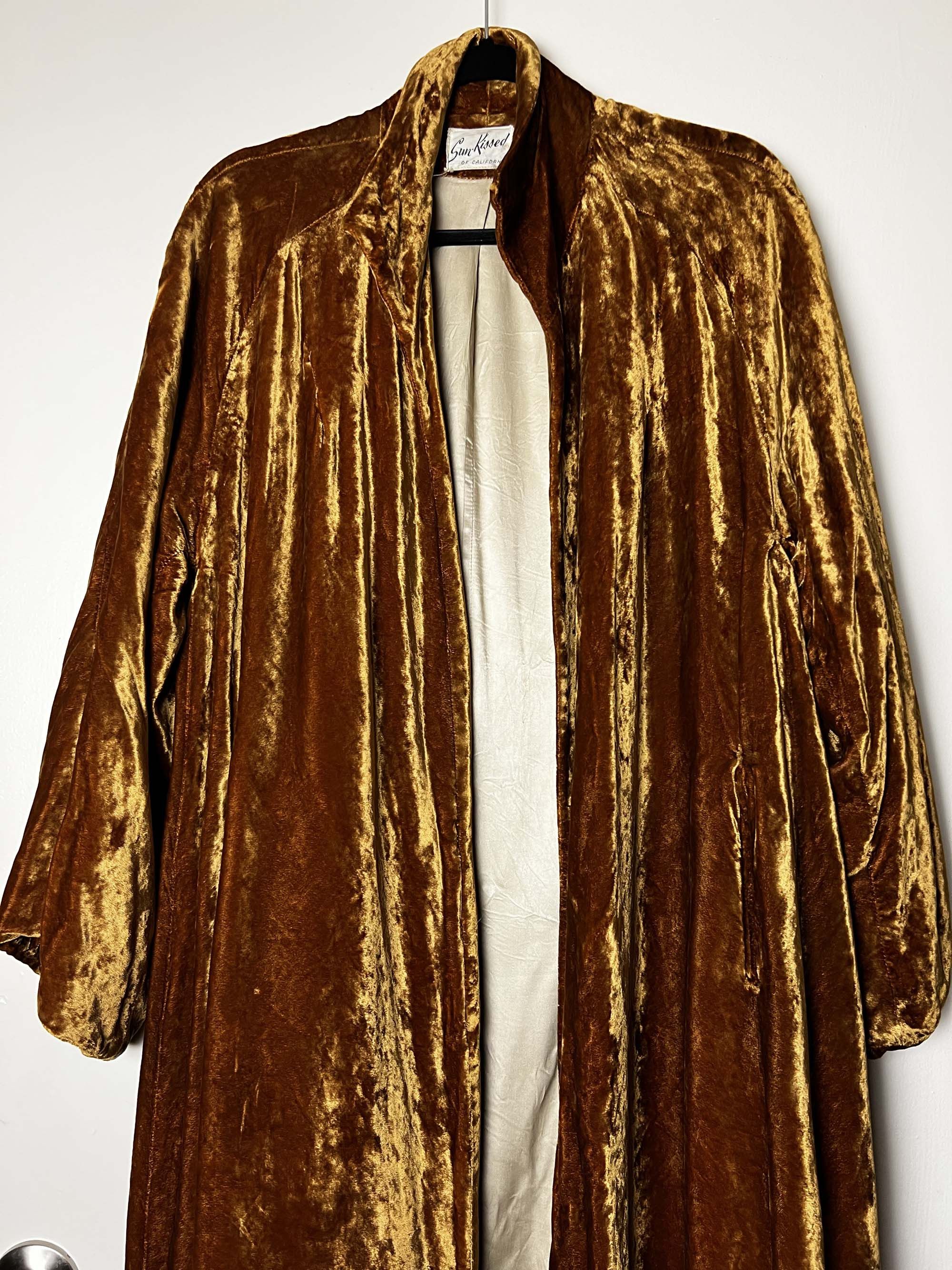 Vintage Vintage Gold 1950's Sun-Kissed of California Swing Coat Size ONE SIZE - 3 Thumbnail