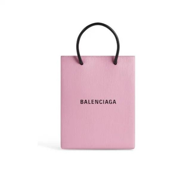 Balenciaga o1bcso1str1224 Size: OS / Large Shopping Bag in Pink Size ONE SIZE - 1 Thumbnail
