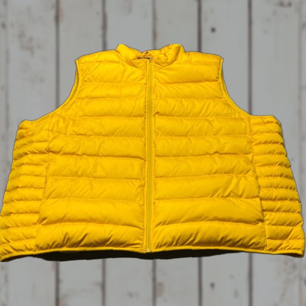 Lands' End Lands' End Vest Mens 4XL Tall Yellow Down Puffer Quilted Full Zip Insulated 8106 Size US XXL / EU 58 / 5 - 1 Thumbnail