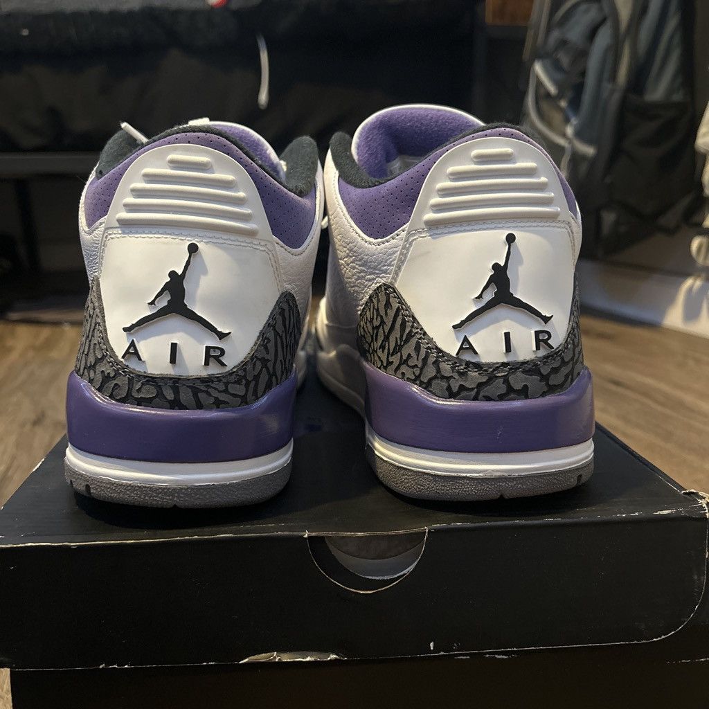 Jordan Brand Air Jordan 3 Retro Dark Iris Size US 10.5 / EU 43-44 - 4 Thumbnail
