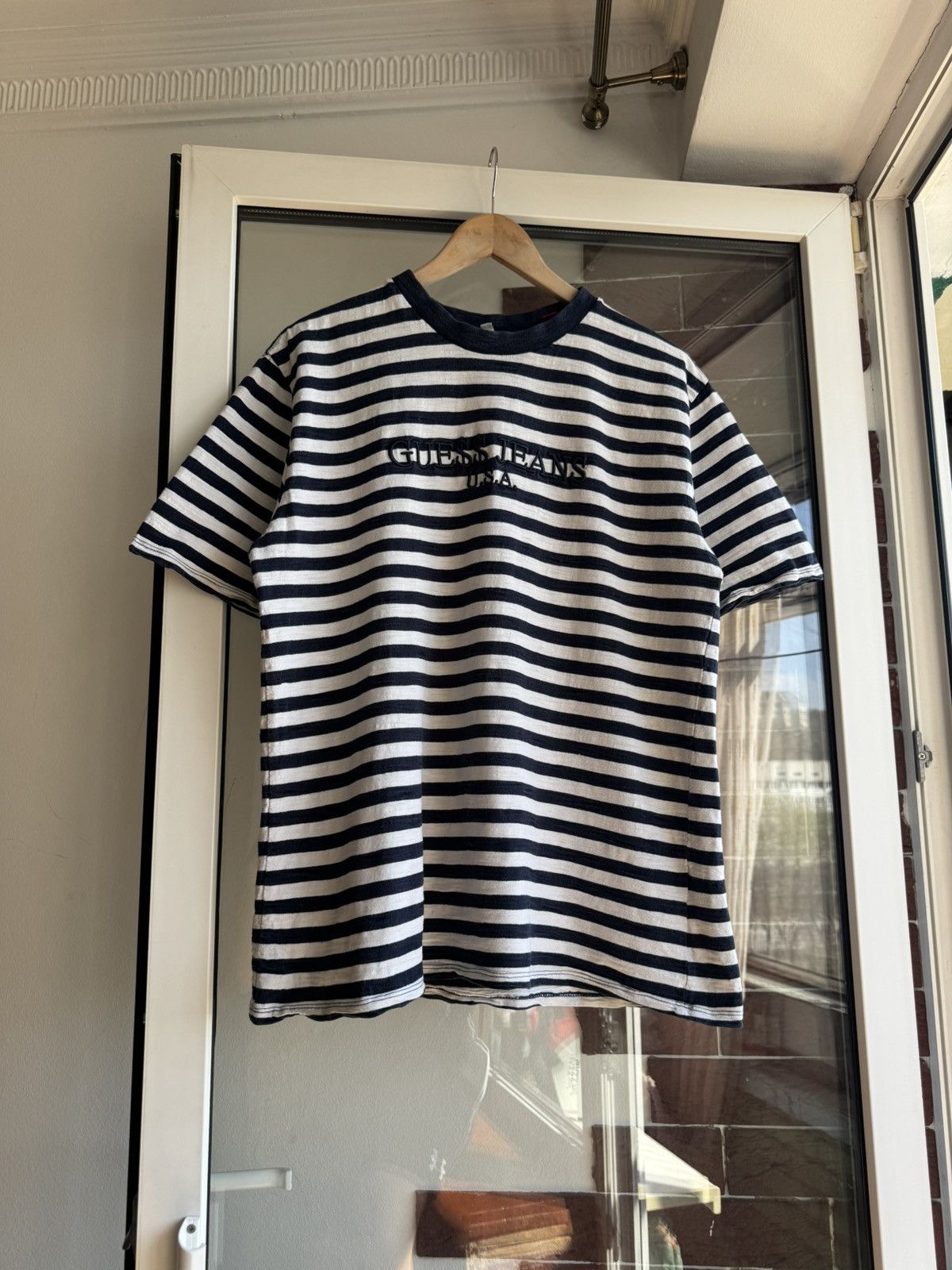 A$AP Rocky × Guess Guess Asap Rocky Navy Tshirt Size US M / EU 48-50 / 2 - 3 Thumbnail