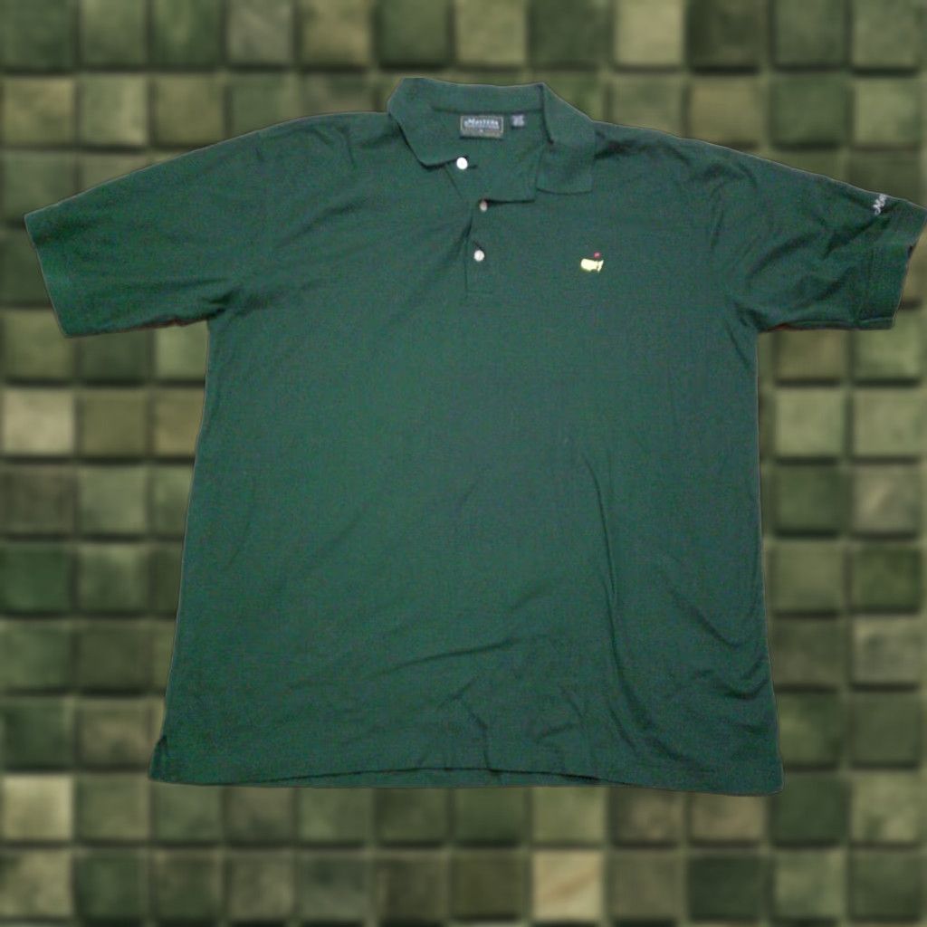Vintage Masters Collection Polo Shirt Mens XL Green 60s 2 Ply Golf Polo Shirt Mens XL Green 60s 2 Ply Size US XL / EU 56 / 4 - 1 Thumbnail