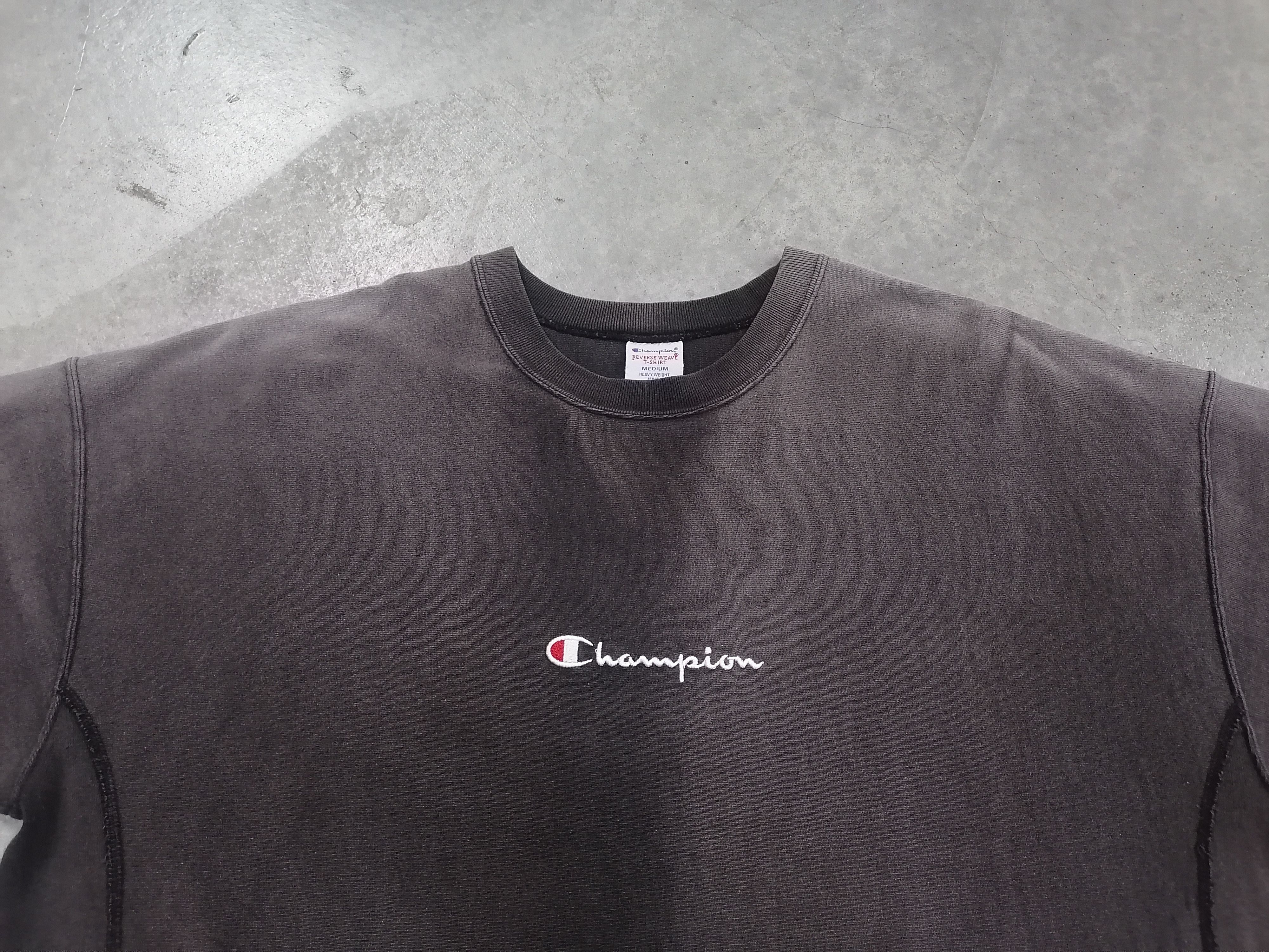 Champion Vintage Trashed Faded Champion Reverse Weave Tee Size US M / EU 48-50 / 2 - 4 Thumbnail