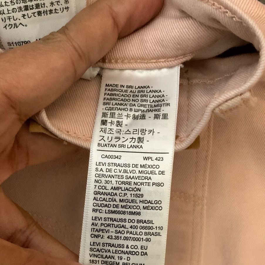 Levi's Levis's Strauss & Co 311 Shaping Skinny Light Pink Jeans Size 27" / US 4 / IT 40 - 5 Thumbnail