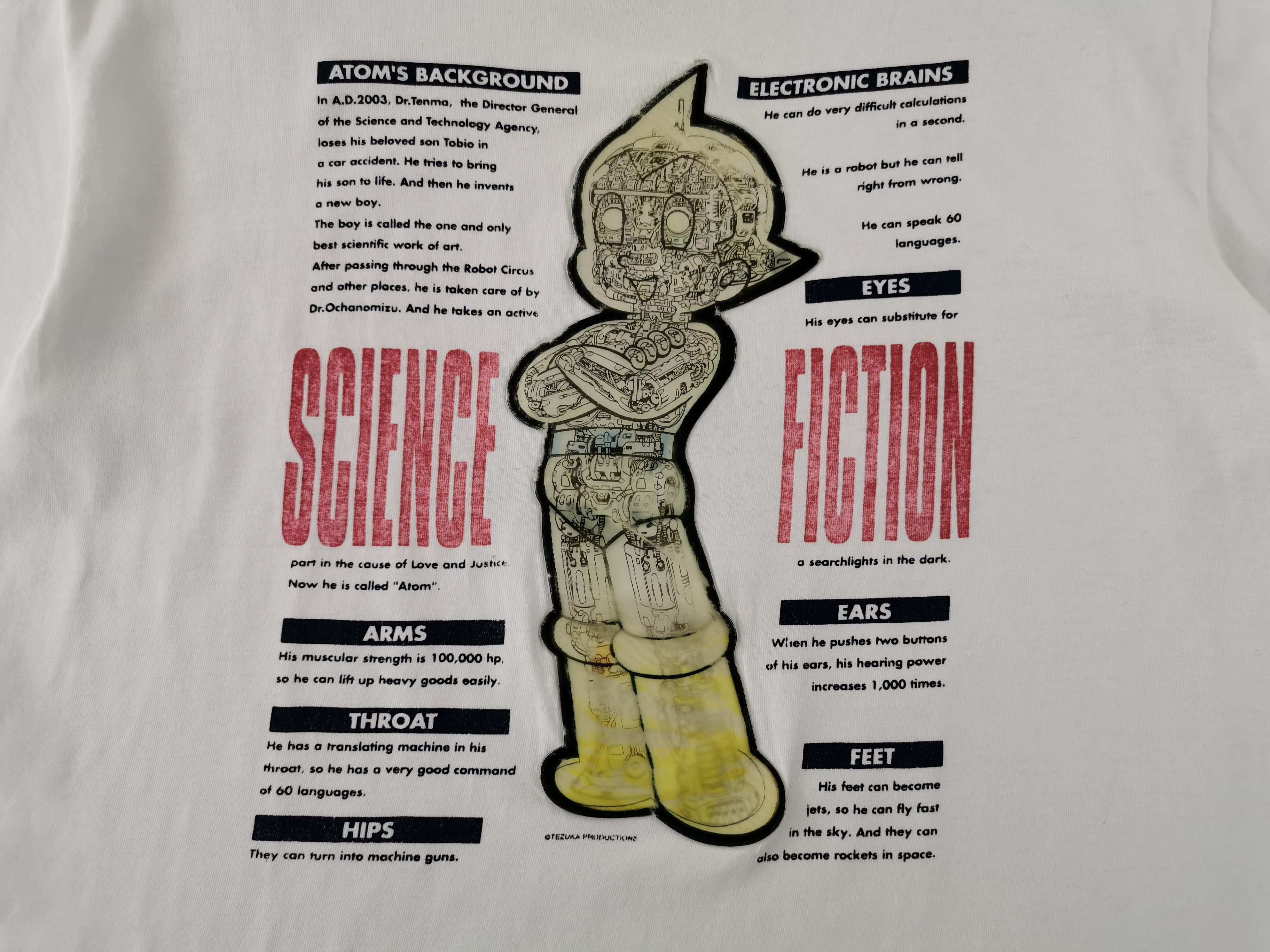 Vintage Distressed Vintage Astro Boy Science 3D Hologram Tee Size US L / EU 52-54 / 3 - 4 Thumbnail