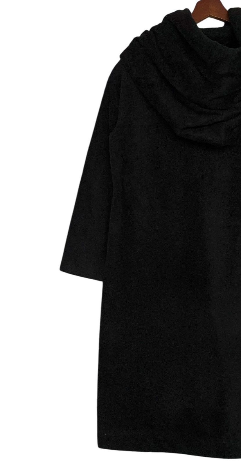 Issey Miyake Vintage Japanese Brand Issey Miyake Wool Hooded Coat 1990s Size US M / EU 48-50 / 2 - 5 Thumbnail