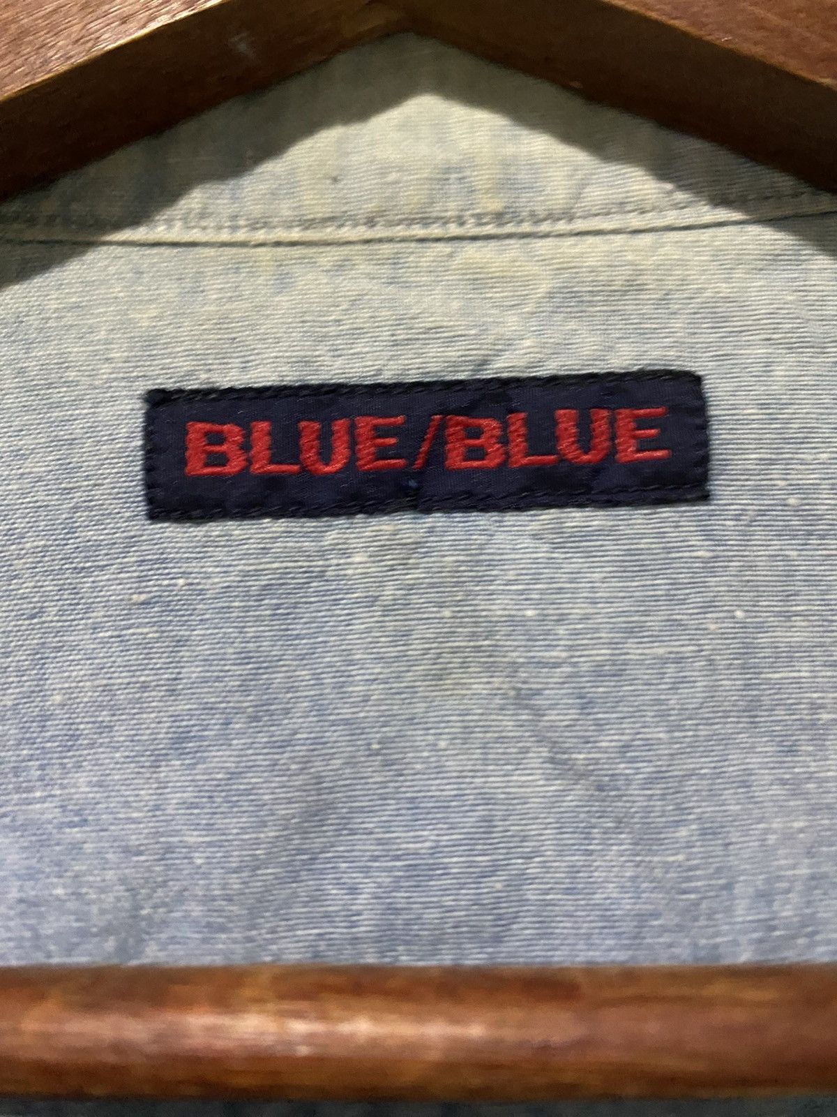 Blue Blue Japan × Japanese Brand Blue Blue Long Sleeve Shirt Button Up Size US M / EU 48-50 / 2 - 9 Thumbnail