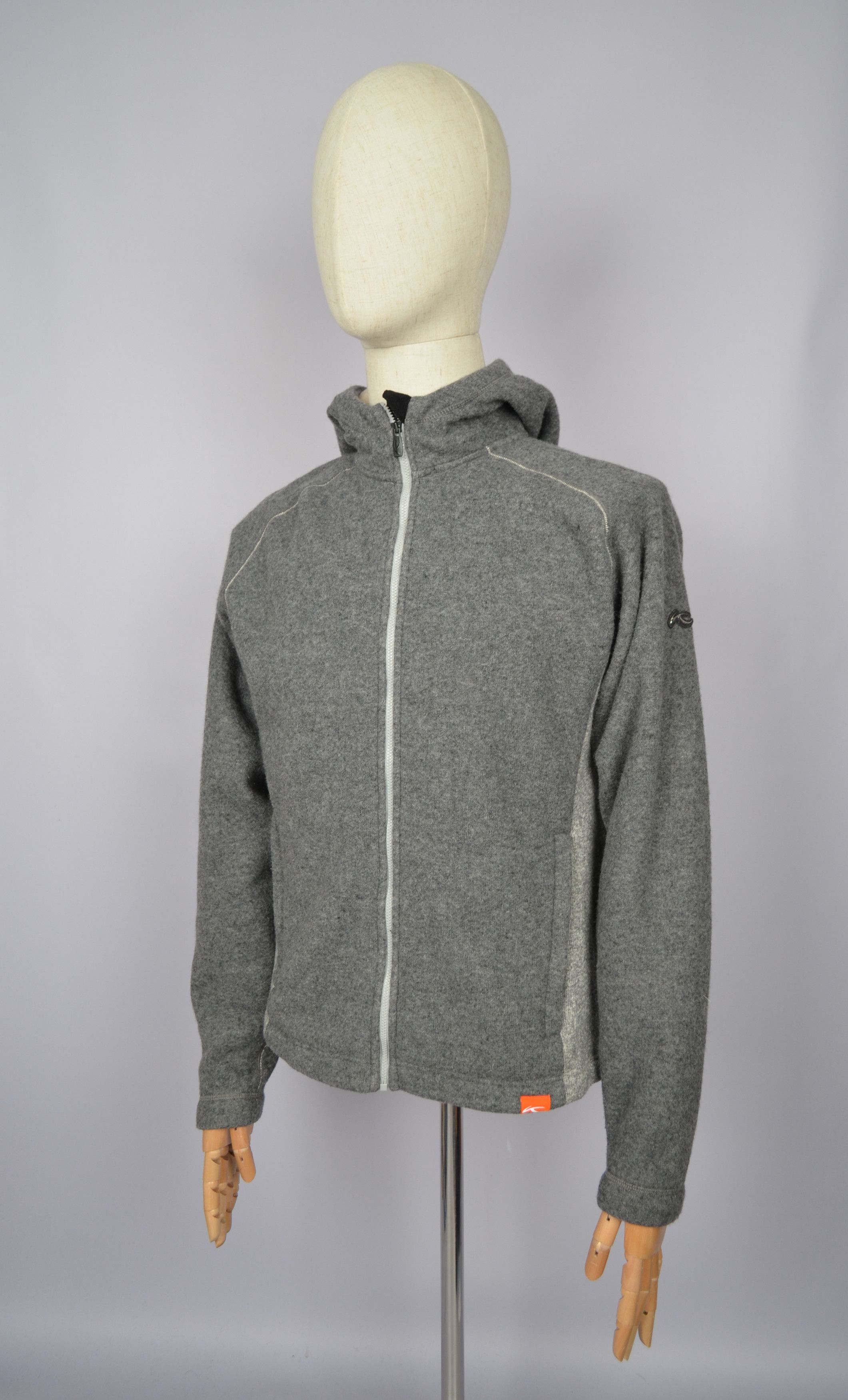 Designer × KJUS KJUS Mellow Grey Wool Blend Hoodie Jacket Size S Size US S / EU 44-46 / 1 - 1 Thumbnail