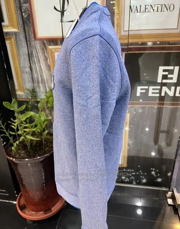 Kenzo KENZO Blue Cotton Tiger Head Long Sleeve Top . Size S / US 4 / IT 40 - 6 Thumbnail