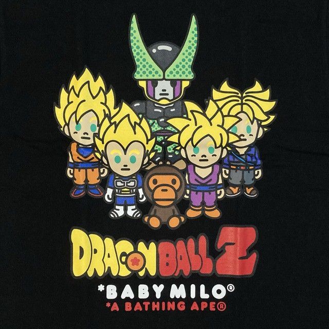 Bape BAPE × Dragon Ball Z Goku Milo T-shirt a bathing ape Size US M / EU 48-50 / 2 - 2 Thumbnail