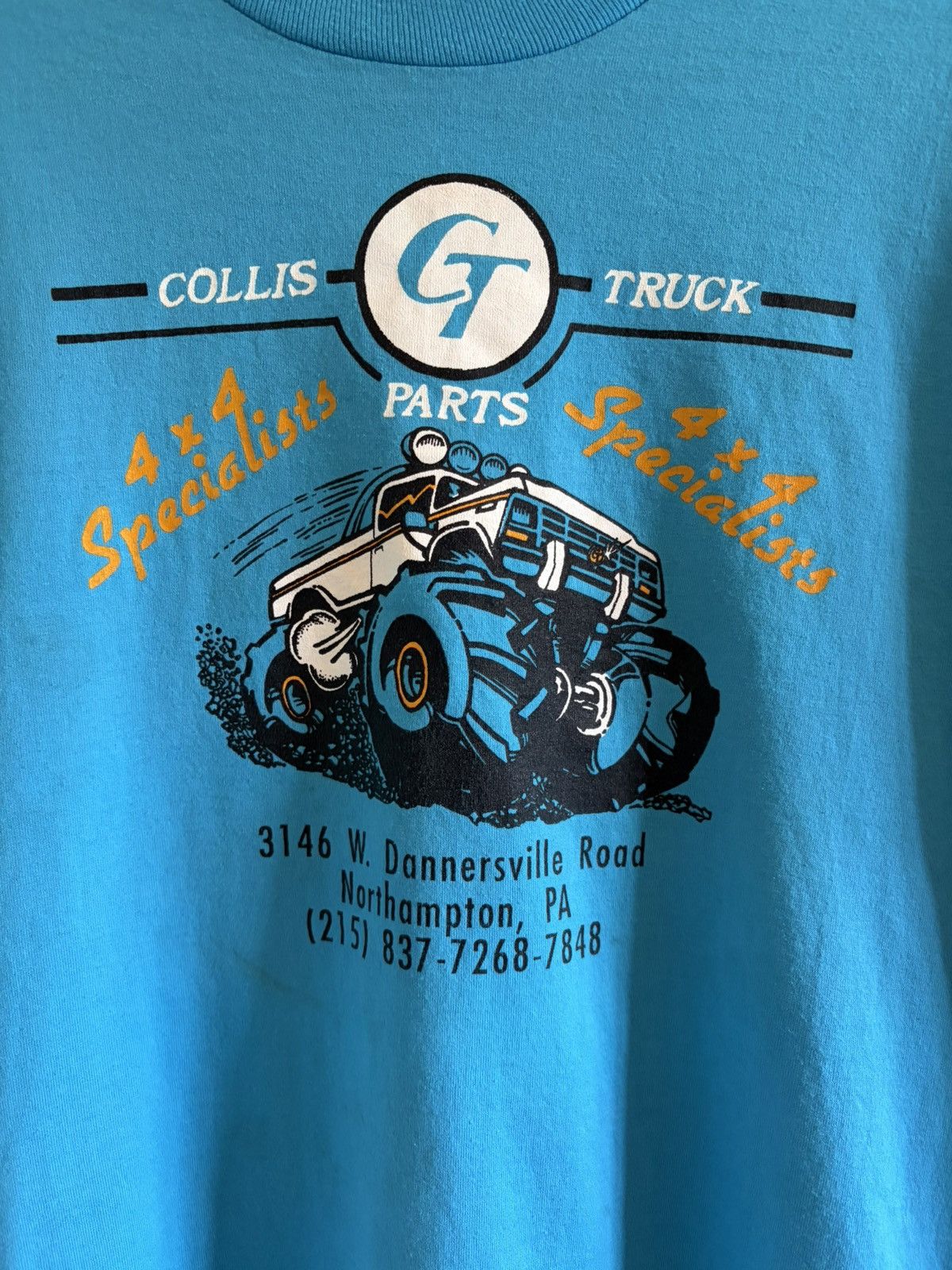 Vintage Vintage 80s Freaky Truck Part Shop Humor Tee Size US L / EU 52-54 / 3 - 4 Thumbnail