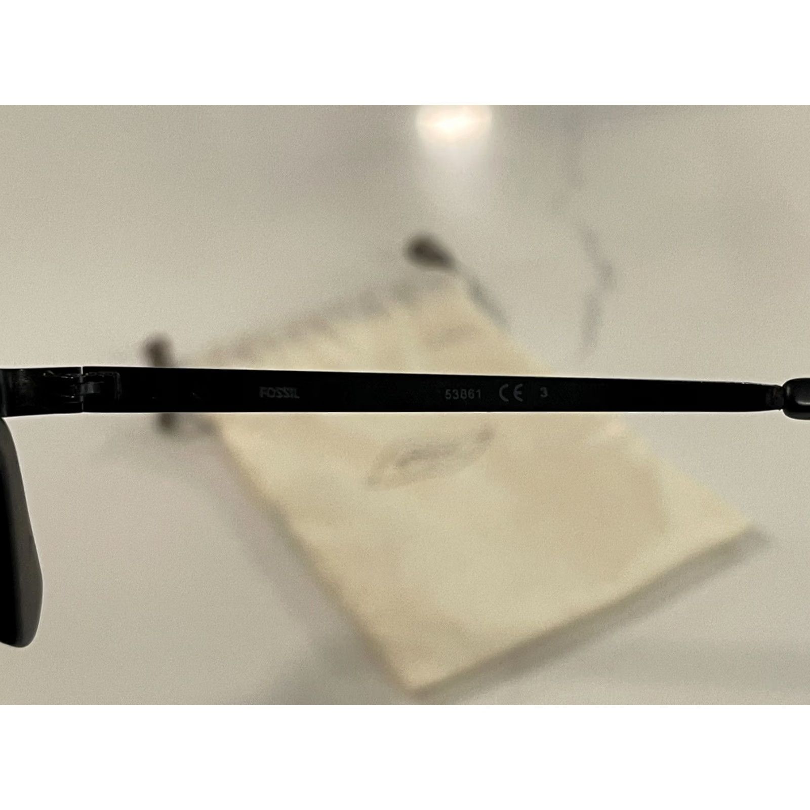 Fossil Fossil Sunglasses Aviator Cat Eye Black Metal 53-17-150 Women's Ladies Size ONE SIZE - 4 Thumbnail
