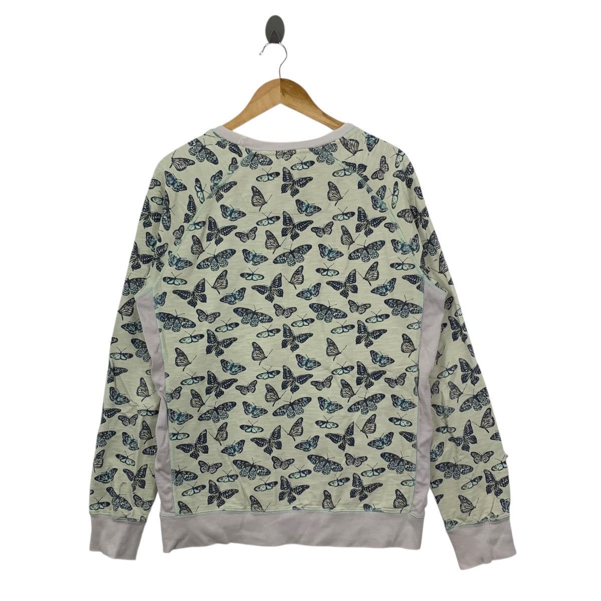 Vintage DSTREZZED Amsterdam All Over Print Butterfly Sweatshirt Size US L / EU 52-54 / 3 - 3 Thumbnail