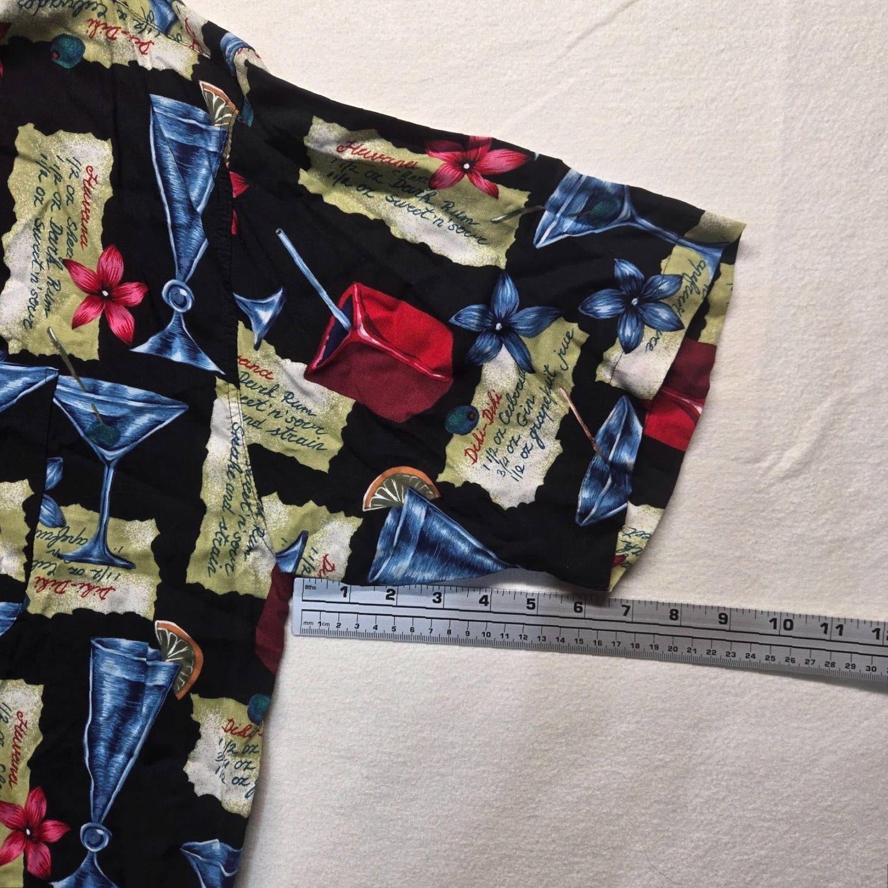 Vintage M.E. Sport Collection Black Tropical Hawaiian Button-Up Shirt Short Sleeve Adult XL Mens Size US XL / EU 56 / 4 - 5 Thumbnail
