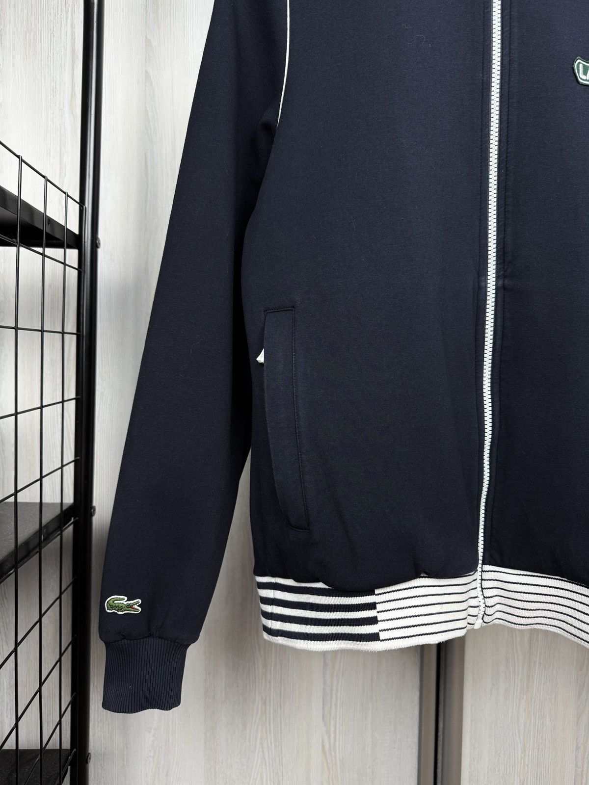 Lacoste Lacoste navy blue full zip track top jacket Size US S / EU 44-46 / 1 - 5 Thumbnail