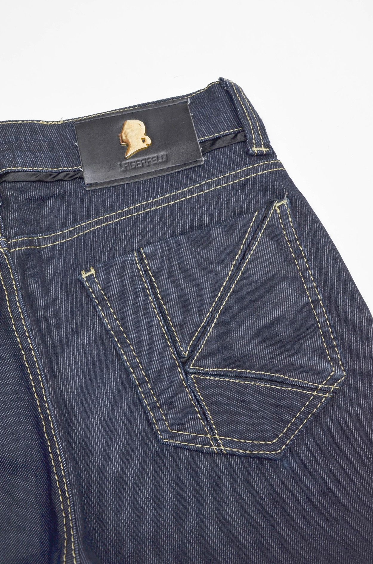 Karl Lagerfeld Lagerfeld Straight-Leg Jeans – Size 28x34 (Made in Italy) Size 28" / US 6 / IT 42 - 13 Thumbnail