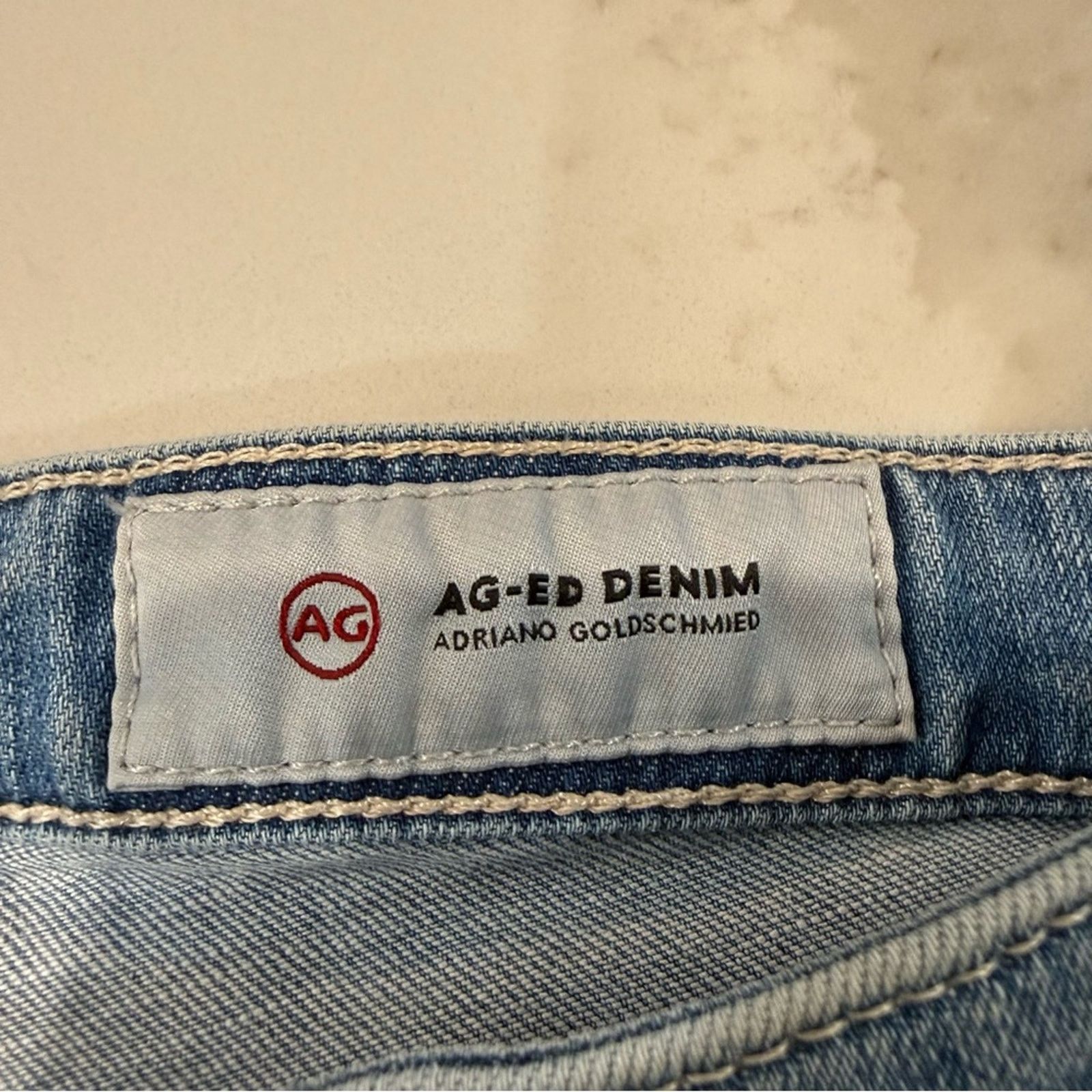 AG Adriano Goldschmied AG Adriano Goldschmied The Stilt Crop Frayed Jeans Womens 26 Size 26" / US 2 / IT 38 - 5 Thumbnail