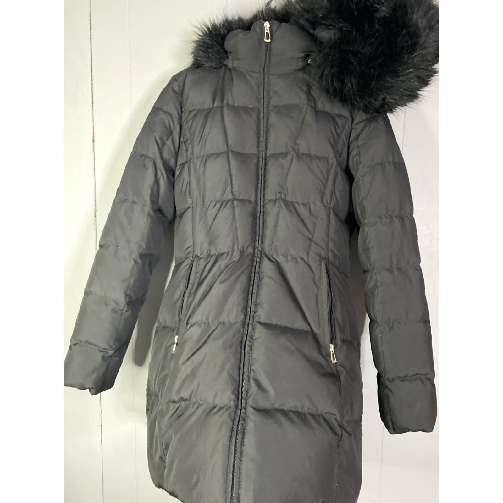 Calvin Klein Calvin Klein Womens Goose Duck Down Snow Jacket Puffer Faux Fur Hooded 20x31 S Size S / US 4 / IT 40 - 3 Thumbnail