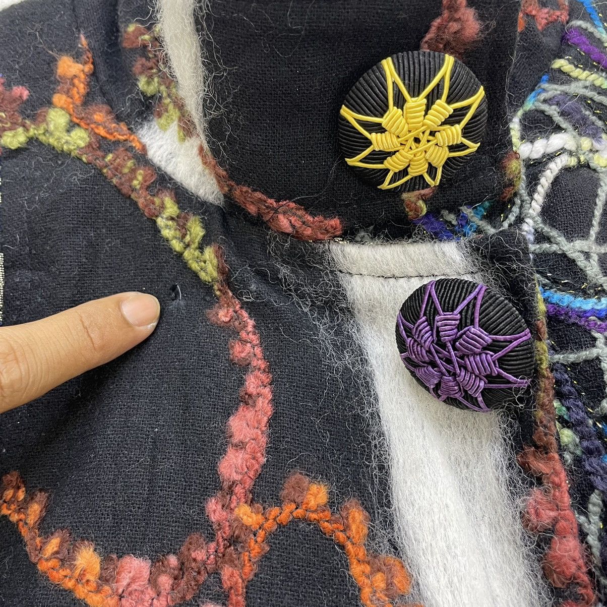 Aran Isles Knitwear × Japanese Brand Unique Designer Nowhy Jacket Size M / US 6-8 / IT 42-44 - 14 Thumbnail