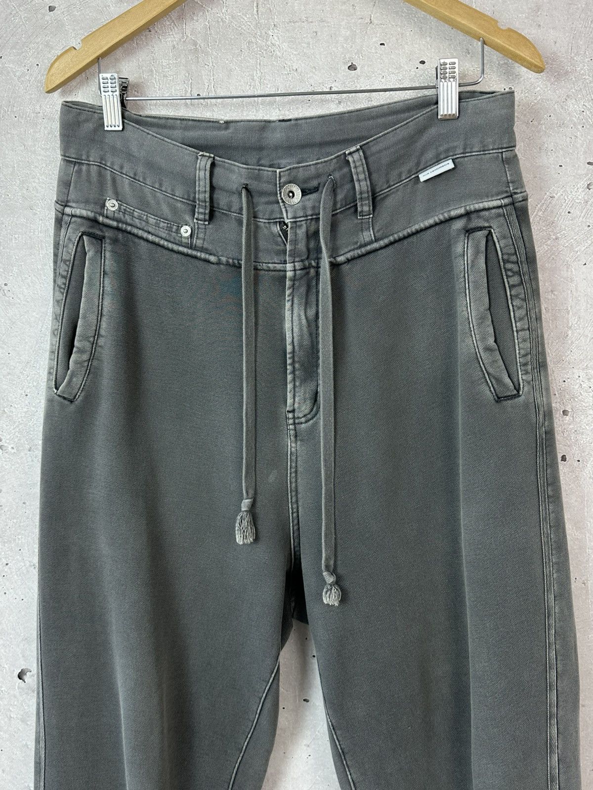5cm Five cm Washed Grey Denim Belt Relaxed Men’s Sweatpants Size US 32 / EU 48 - 2 Thumbnail
