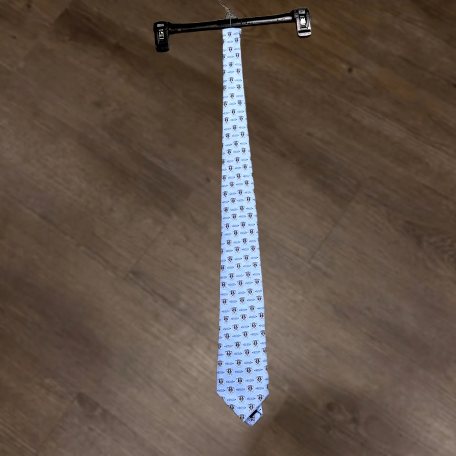 Vineyard Vines Vineyard Vines Silk Tie Necktie Blue 100% Mens One Size Satin Geometric Nautical Preppy NEW Size ONE SIZE - 1 Thumbnail