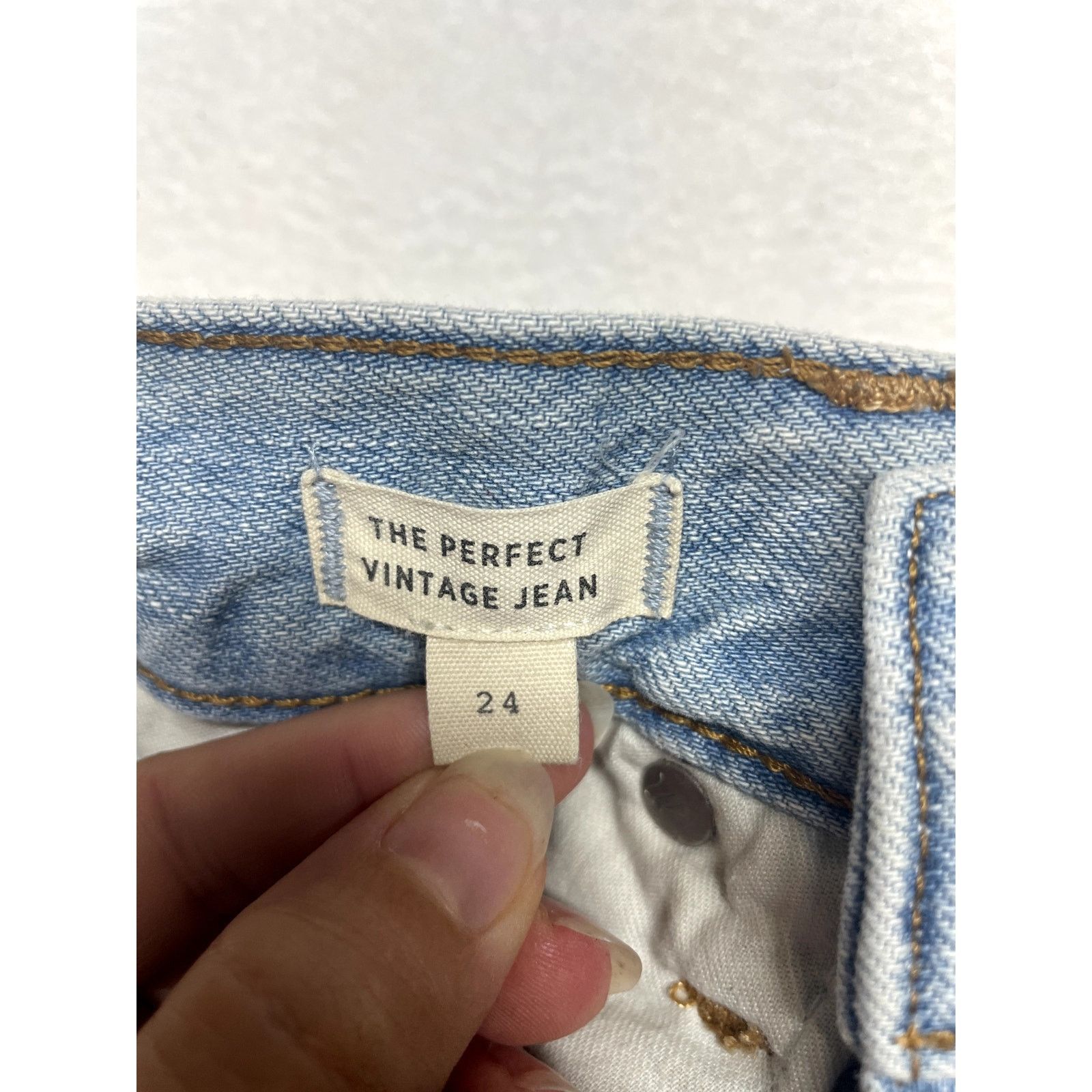 Madewell Madewell Women’s Size 24 High-Rise Denim Jean Shorts Size 42" / US 20 - 5 Thumbnail