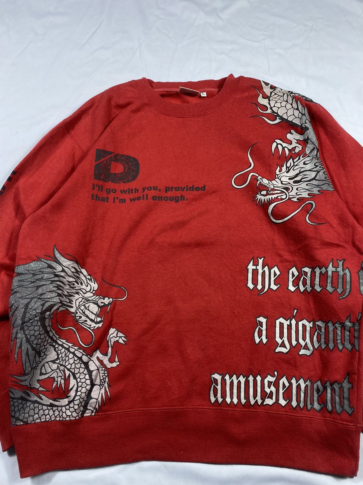 Japanese Brand japanese Sukajan Dragon style long slevee Size US L / EU 52-54 / 3 - 4 Thumbnail