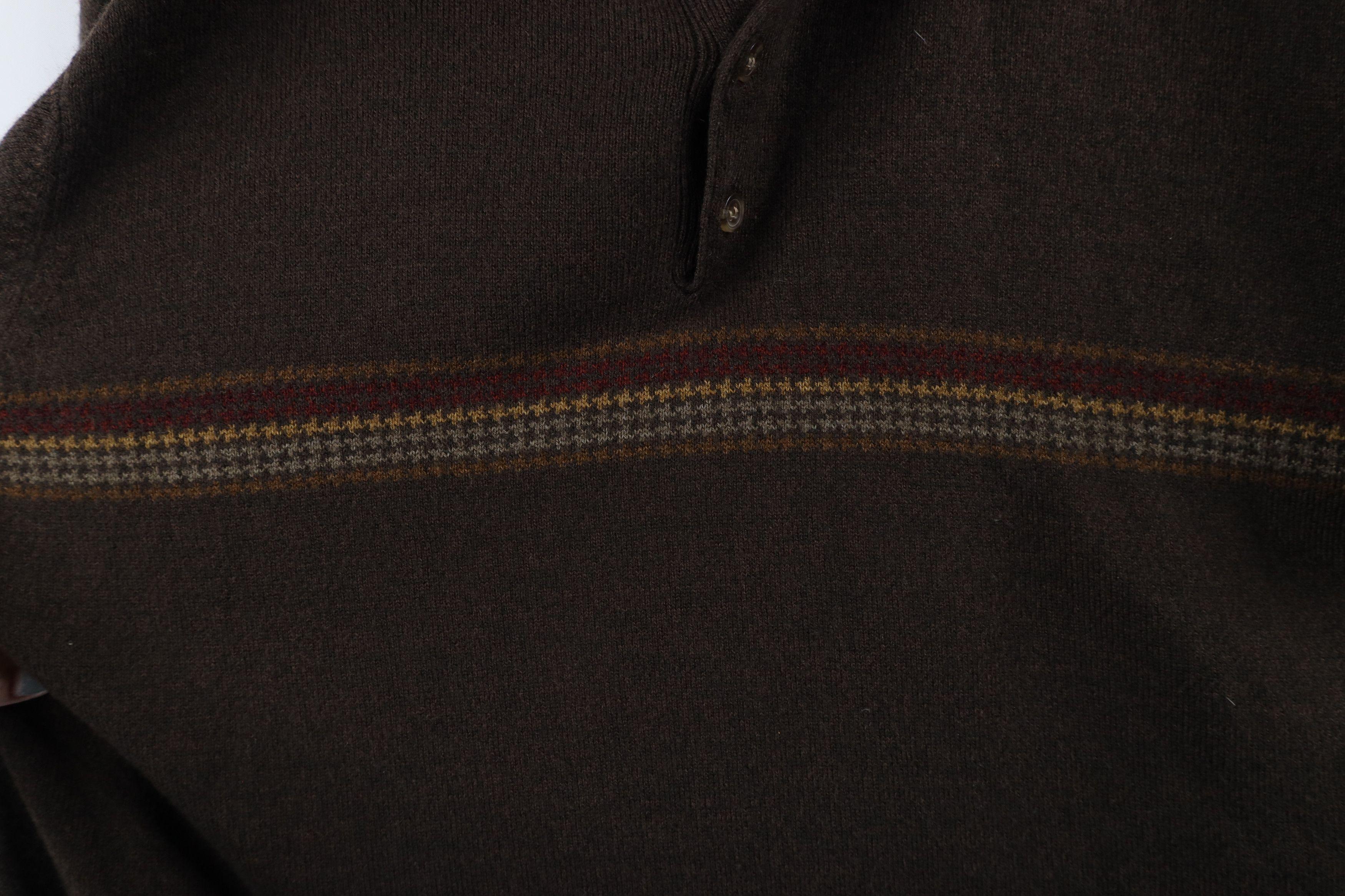 Vintage Vintage 90s Streetwear Knit Collared Pullover Sweater Size US XL / EU 56 / 4 - 5 Thumbnail