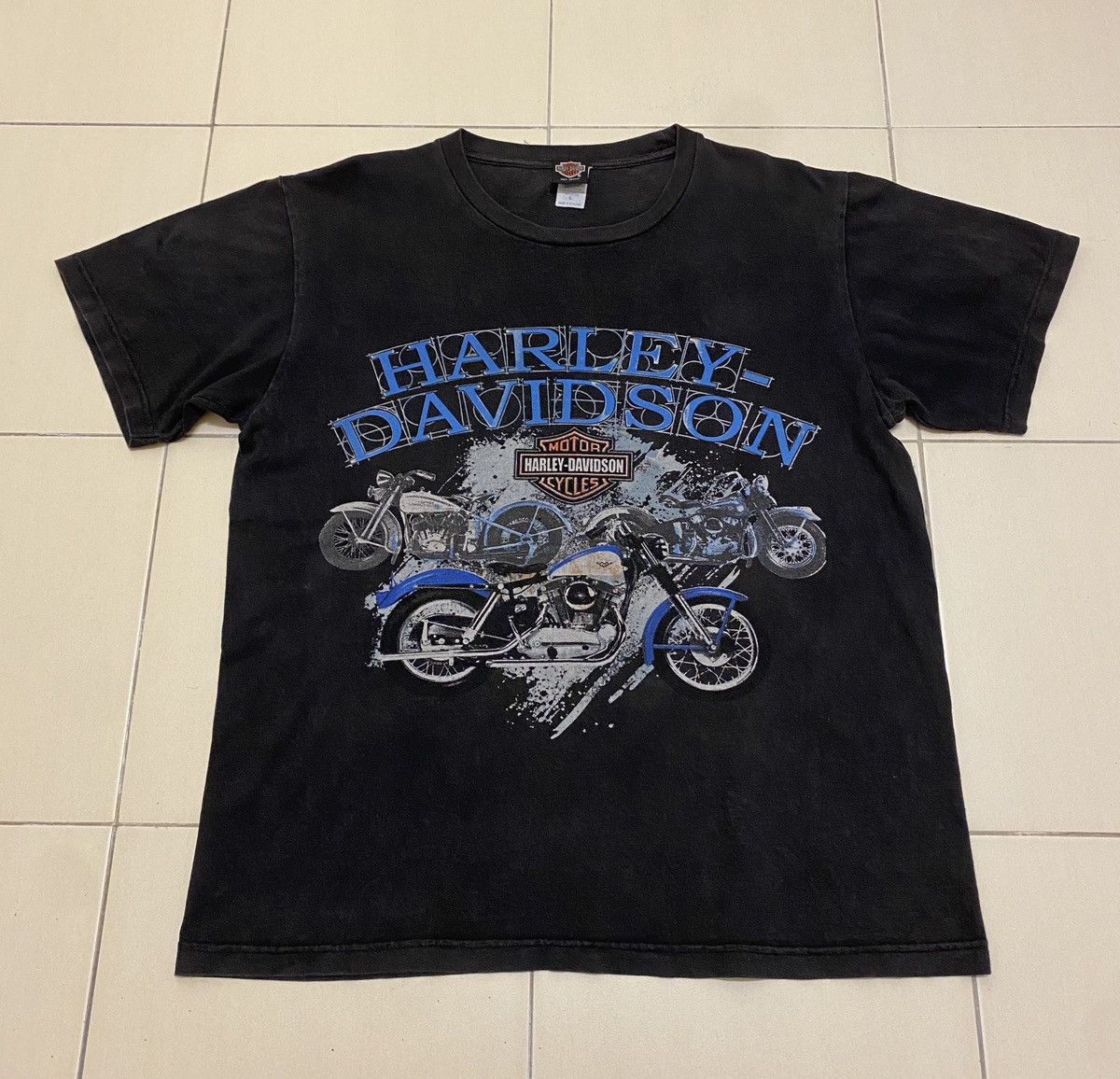 Vtg Y2K Harley Davidson Tshirt