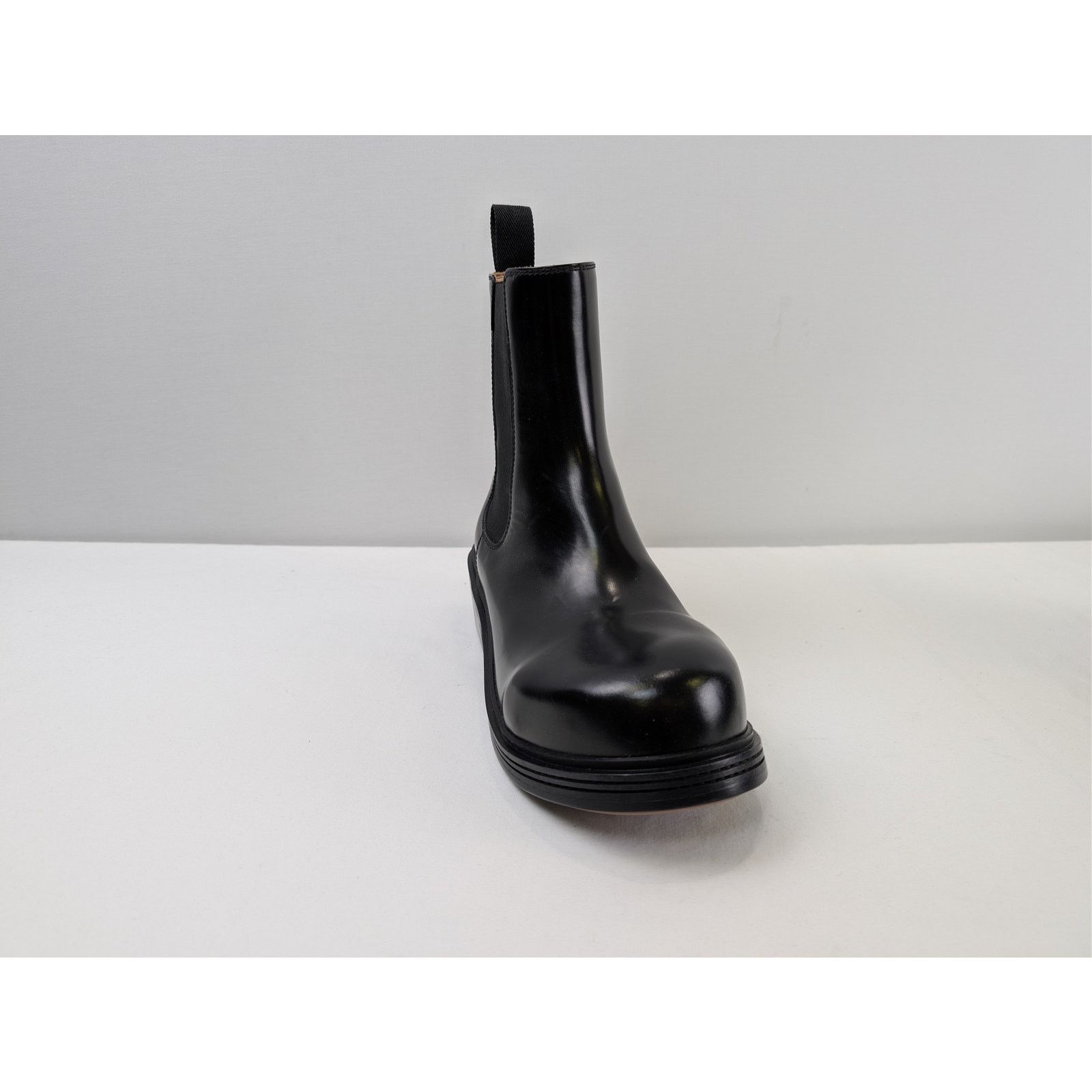 Bottega Veneta o1rshd1 Q:2 / Brushed Vinyl Fireman Ankle Boots in Black Size US 10 / EU 43 - 2 Thumbnail